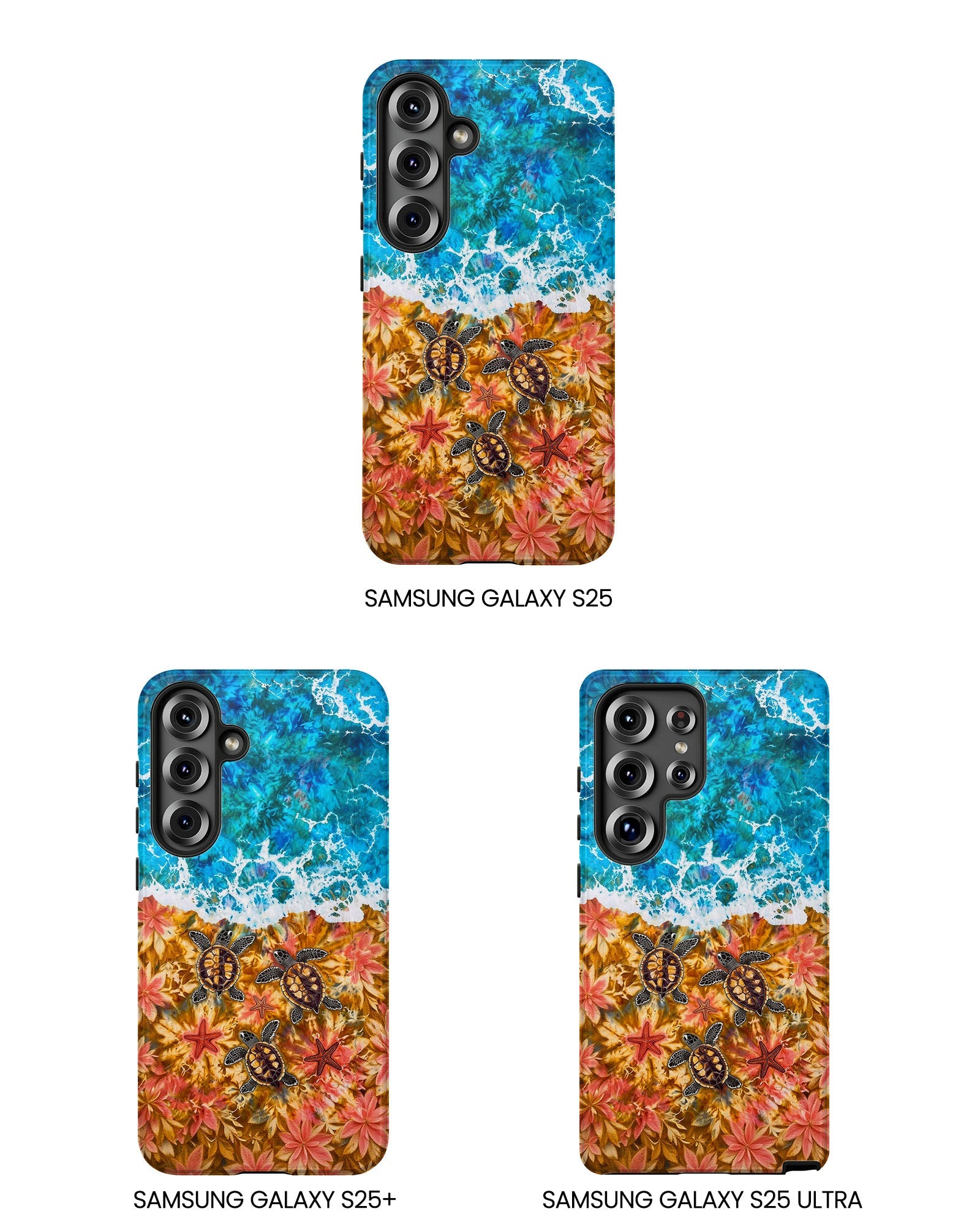 SEA TURTLE SALTY WAVES PHONE CASE  - TLHG1405264