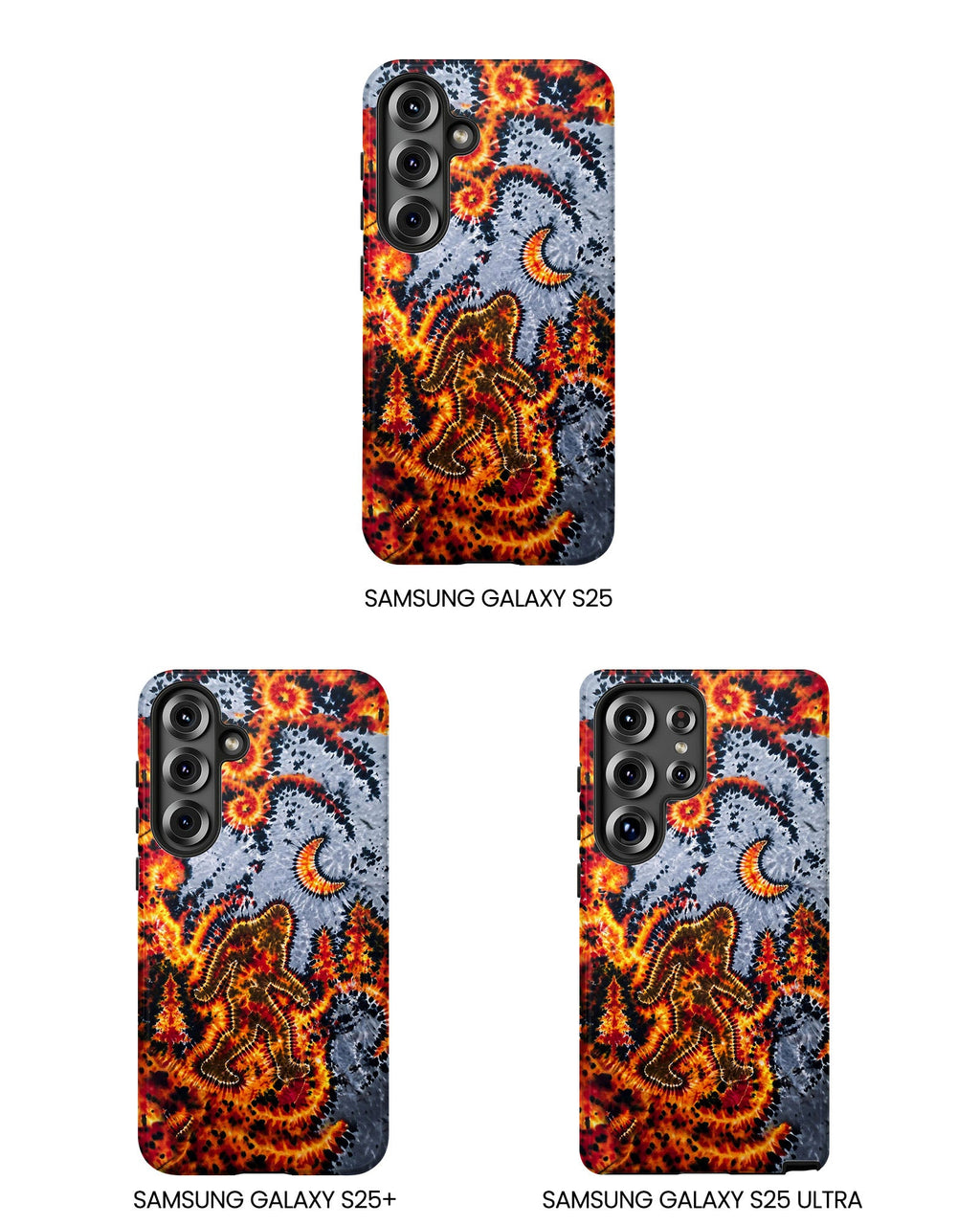 BIGFOOT IN FOREST CRESCENT MOON PHONE CASE  - TLHG2805264