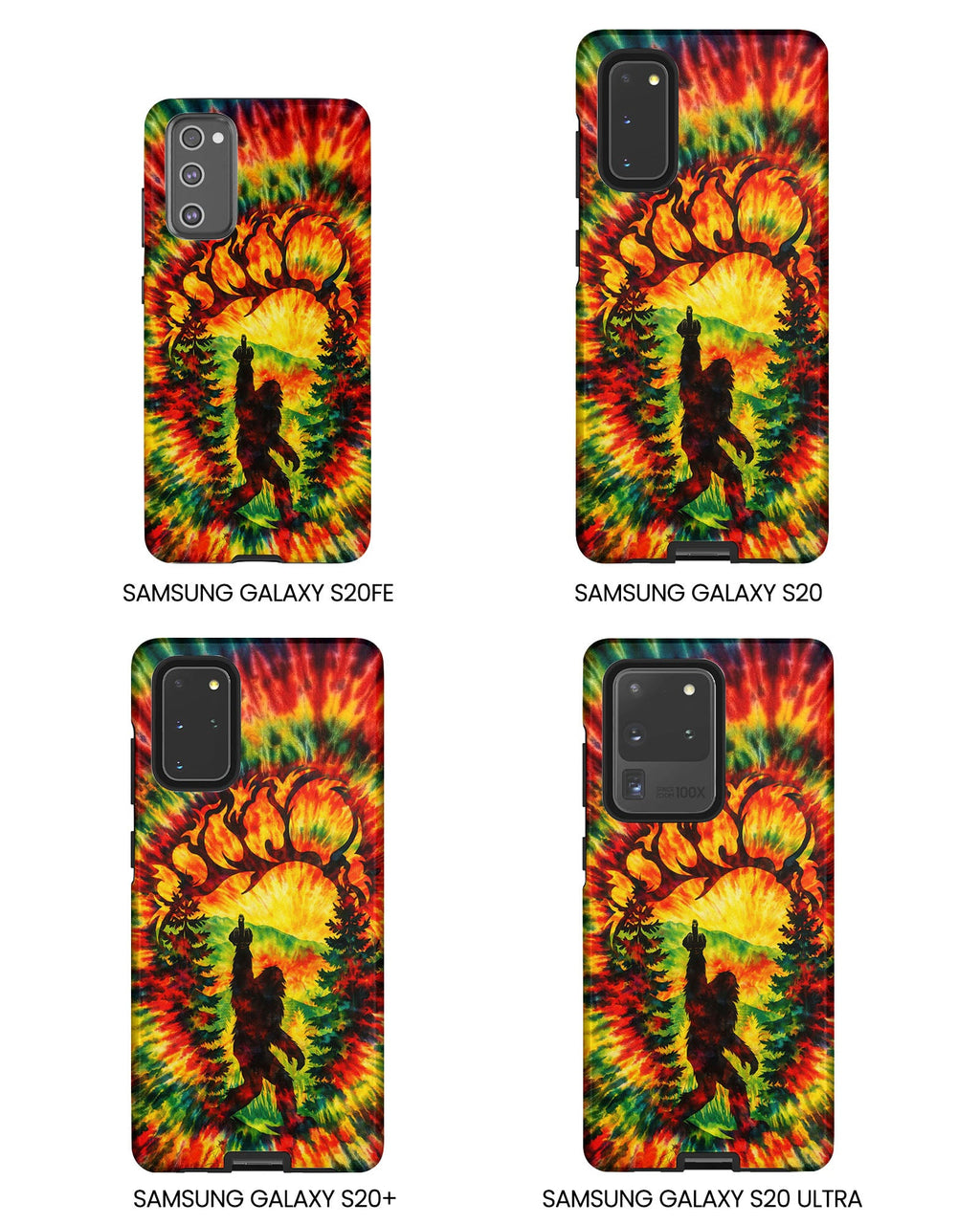 BIGFOOT FOOTPRINT SWIRL  PHONE CASE  - TLTW2605262