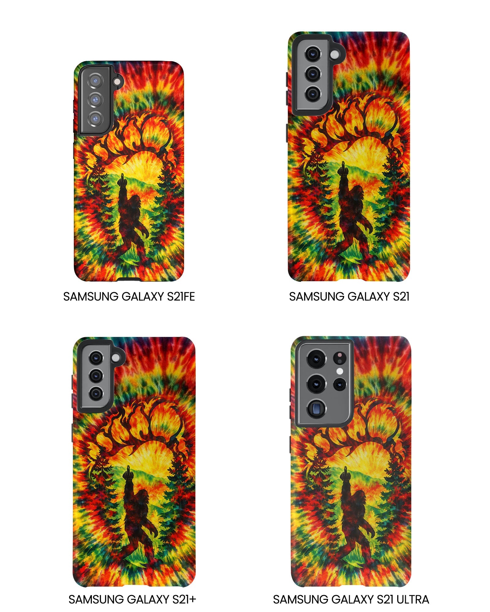 BIGFOOT FOOTPRINT SWIRL  PHONE CASE  - TLTW2605262