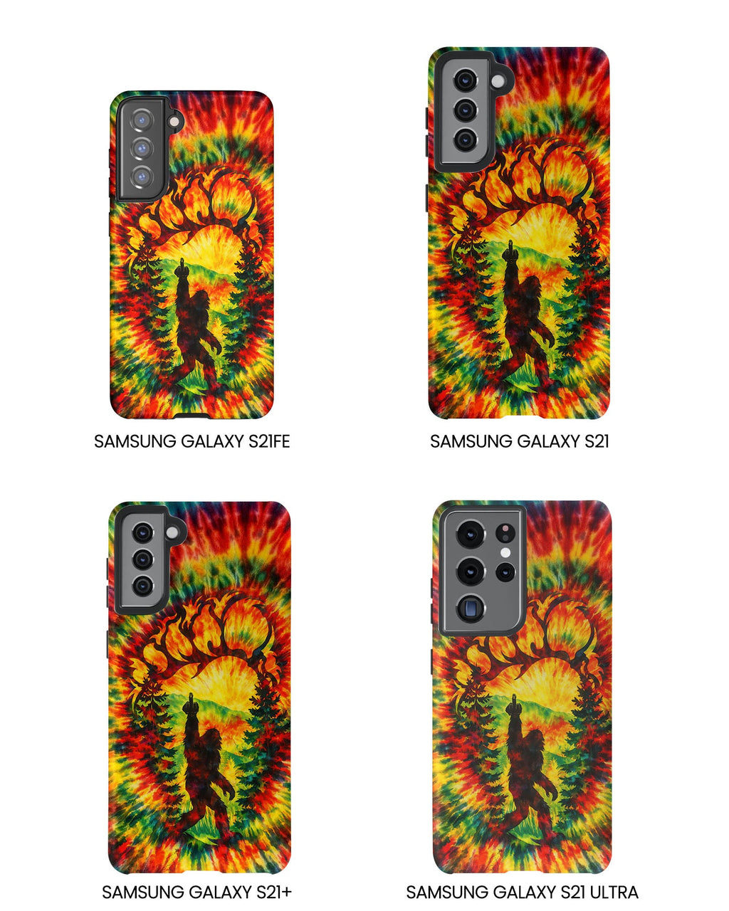 BIGFOOT FOOTPRINT SWIRL  PHONE CASE  - TLTW2605262