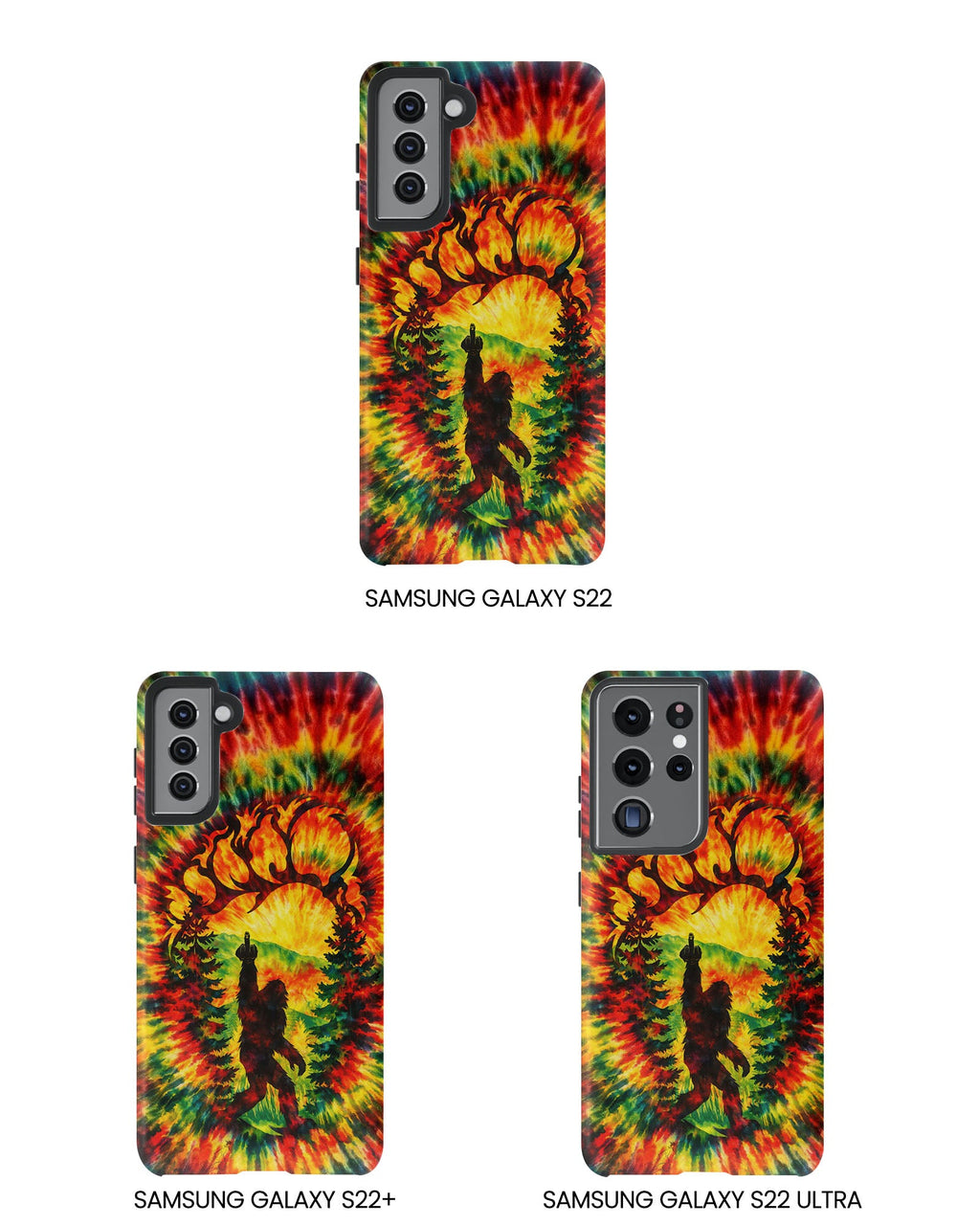BIGFOOT FOOTPRINT SWIRL  PHONE CASE  - TLTW2605262