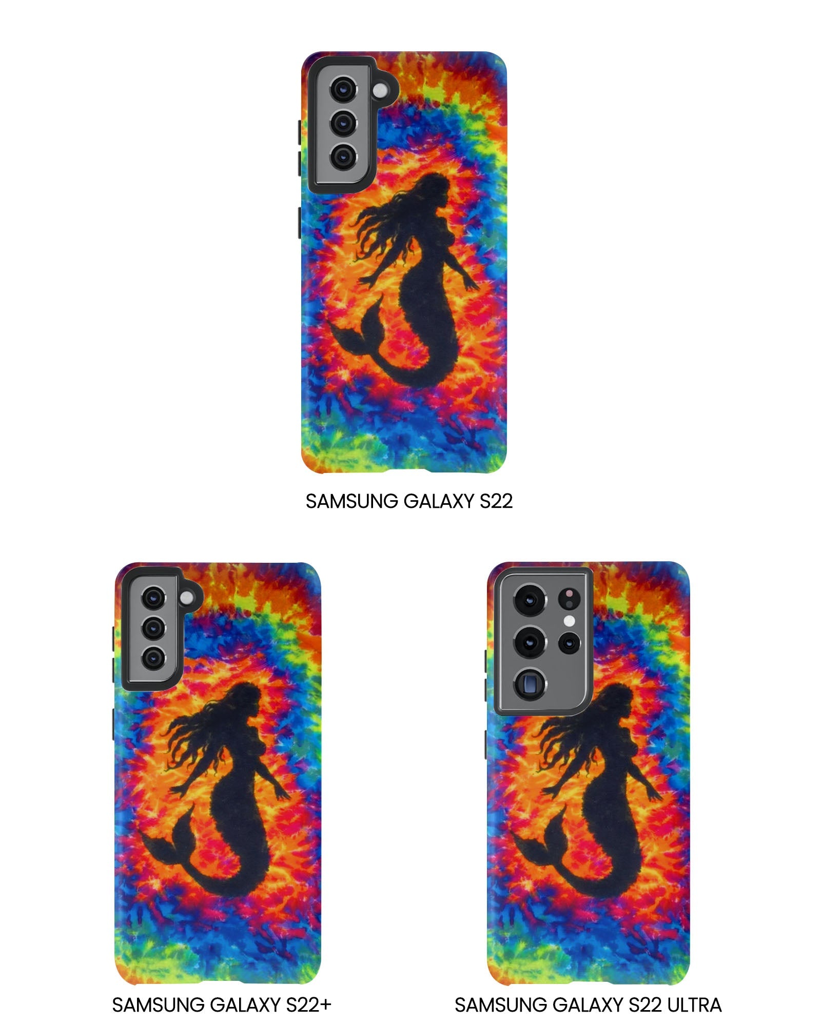 MERMAID COLORFUL SWIRL PHONE CASE  - TLTW2105264
