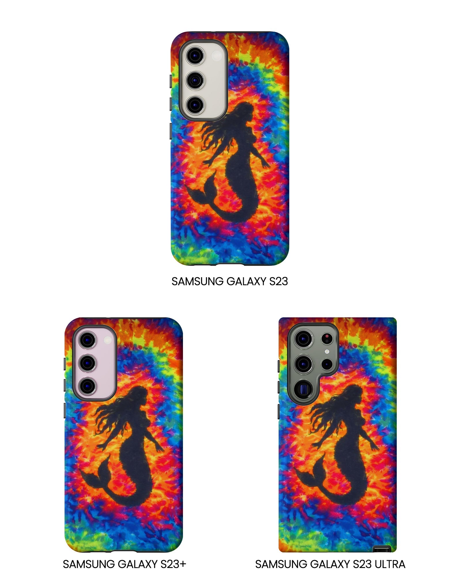 MERMAID COLORFUL SWIRL PHONE CASE  - TLTW2105264