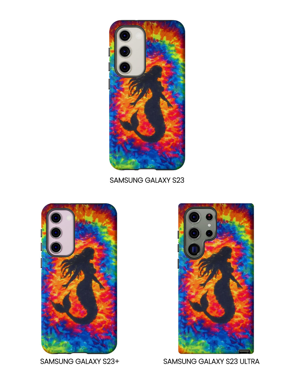 MERMAID COLORFUL SWIRL PHONE CASE  - TLTW2105264