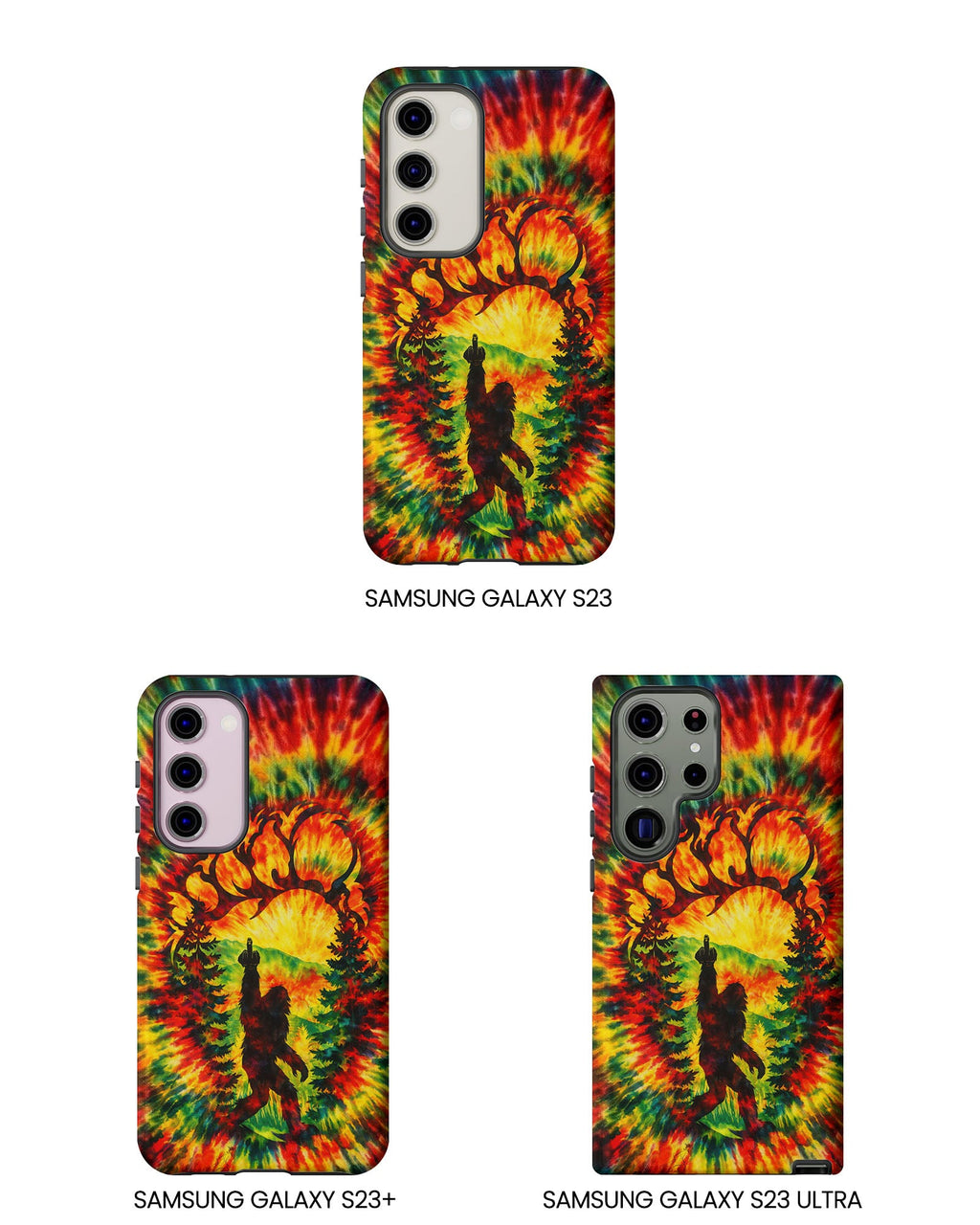 BIGFOOT FOOTPRINT SWIRL  PHONE CASE  - TLTW2605262