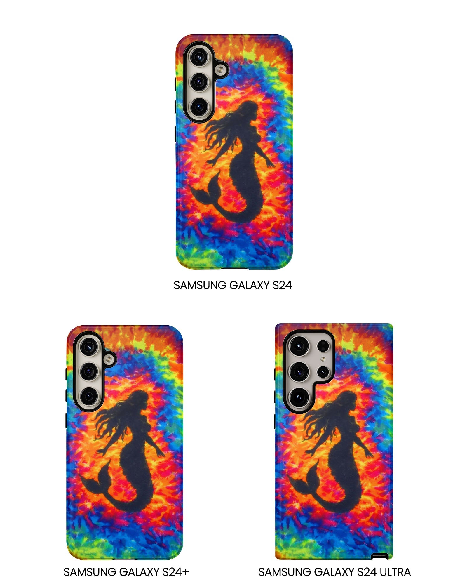 MERMAID COLORFUL SWIRL PHONE CASE  - TLTW2105264