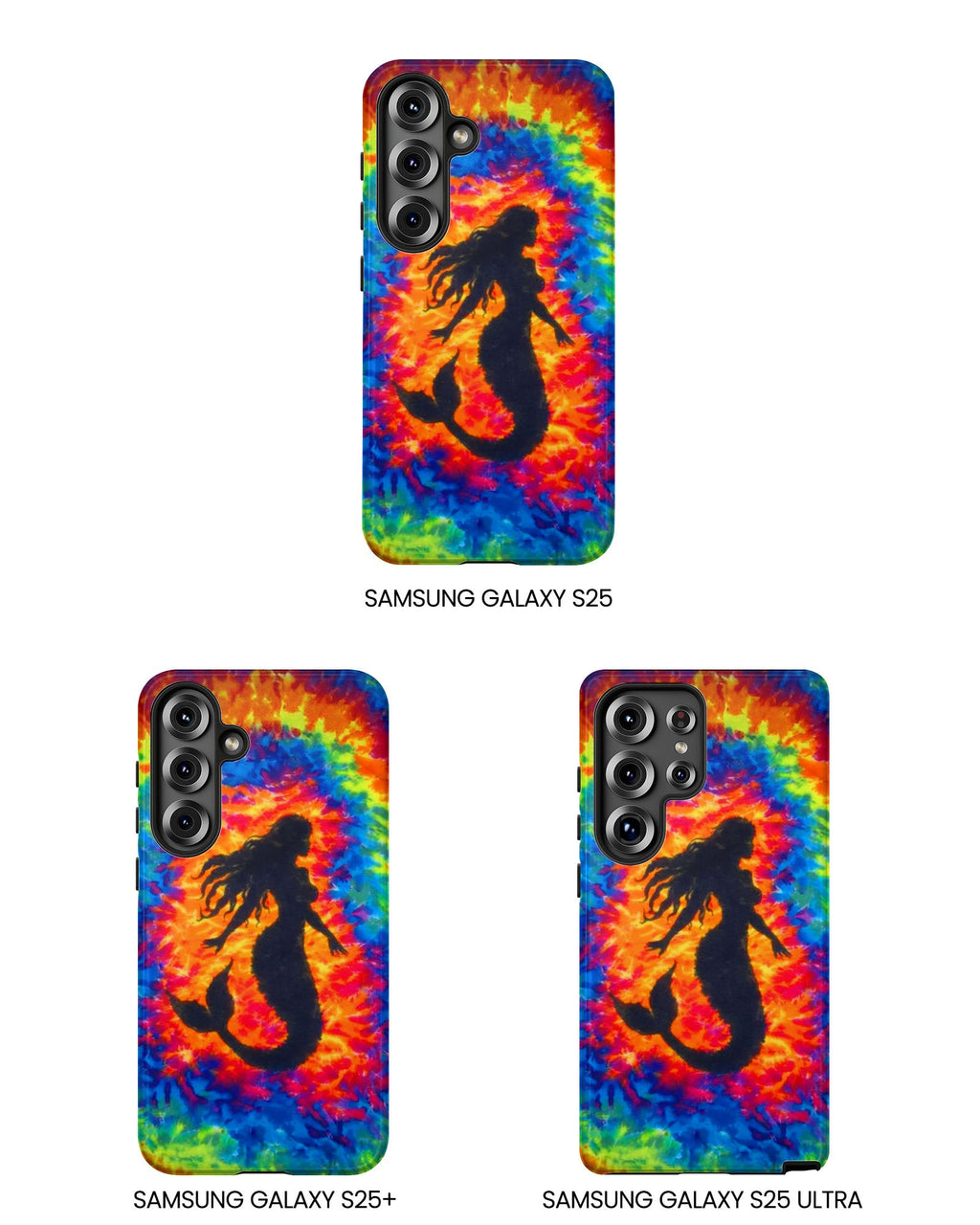 MERMAID COLORFUL SWIRL PHONE CASE  - TLTW2105264