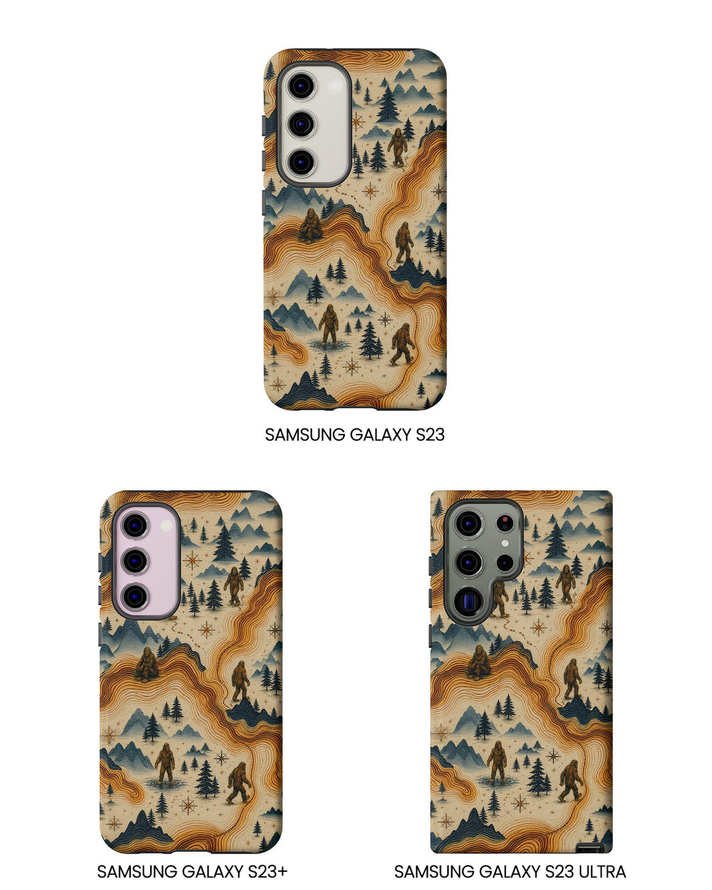 BIGFOOT VINTAGE LANDSCAPE PHONE CASE - TLNO0307261