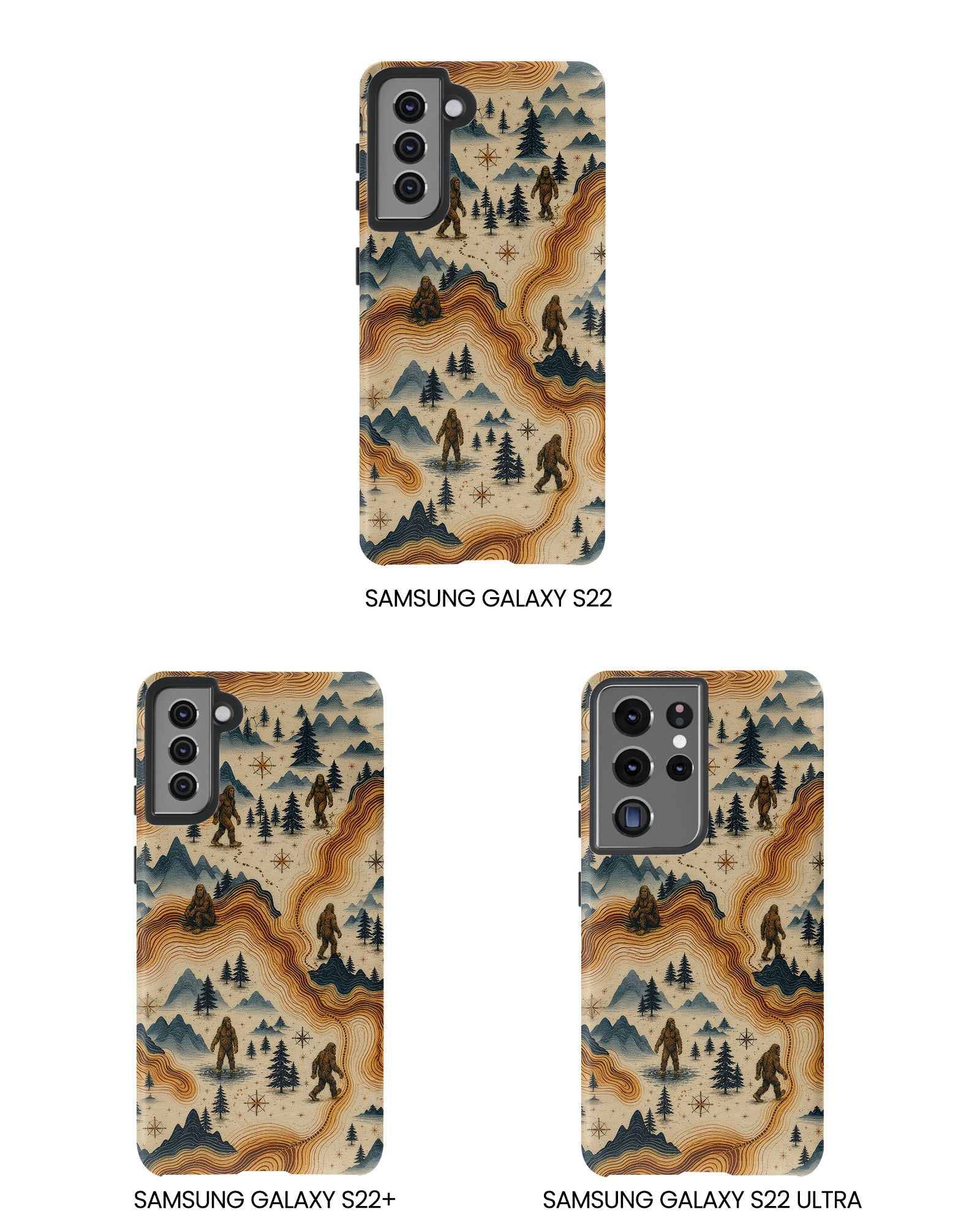 BIGFOOT VINTAGE LANDSCAPE PHONE CASE - TLNO0307261