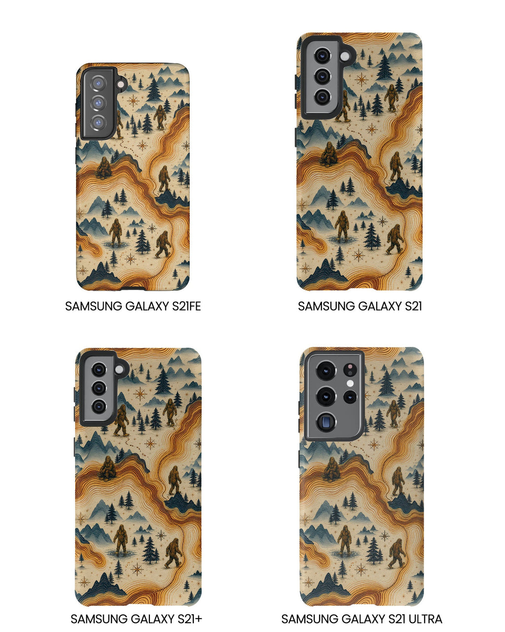 BIGFOOT VINTAGE LANDSCAPE PHONE CASE - TLNO0307261