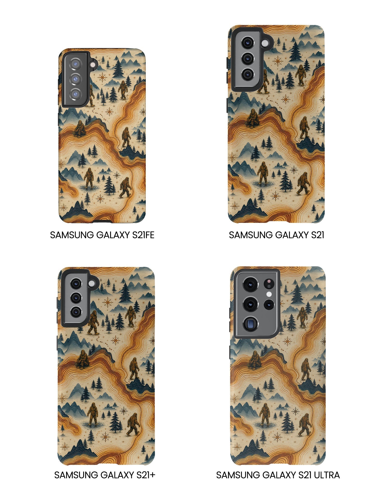 BIGFOOT VINTAGE LANDSCAPE PHONE CASE - TLNO0307261