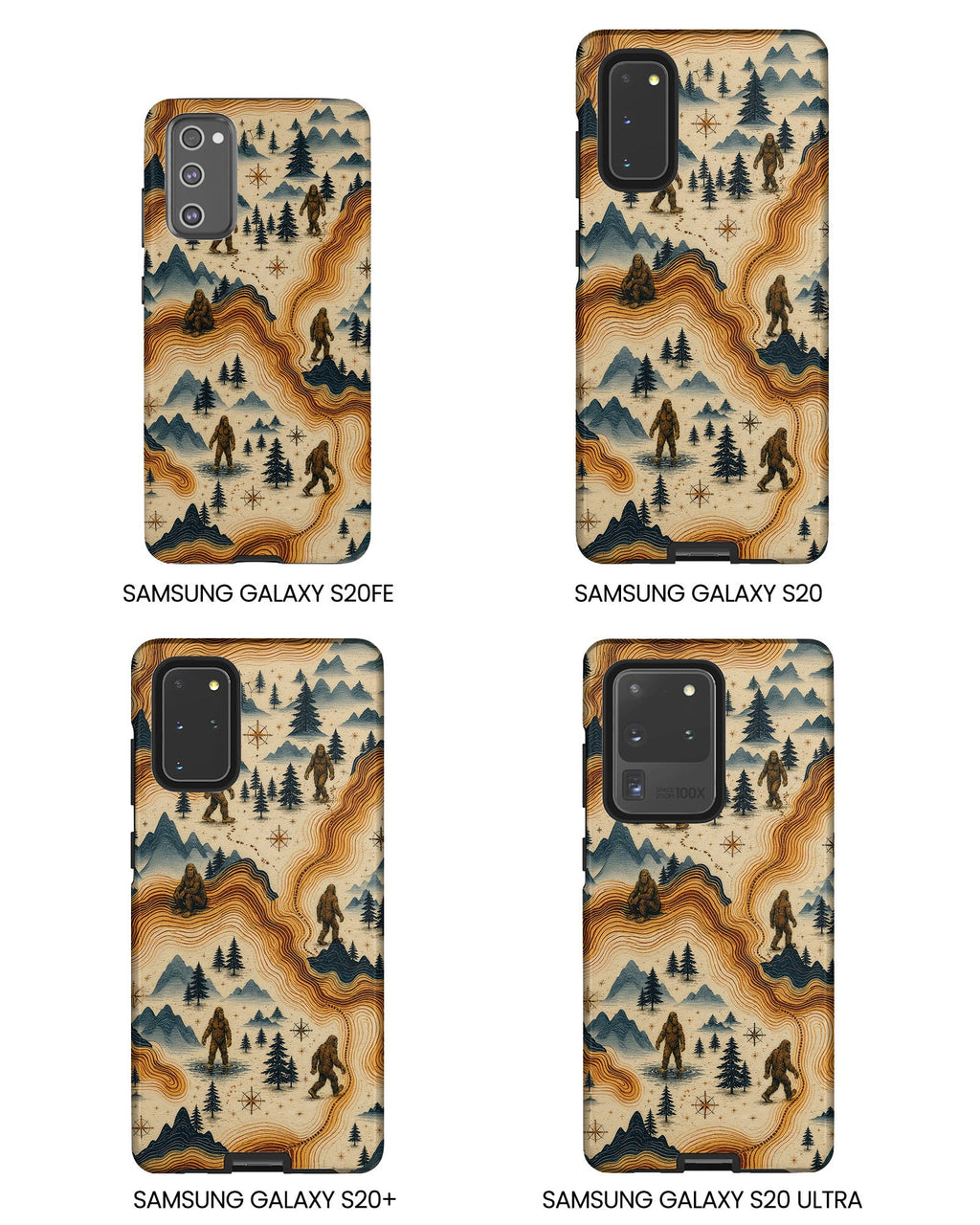BIGFOOT VINTAGE LANDSCAPE PHONE CASE - TLNO0307261