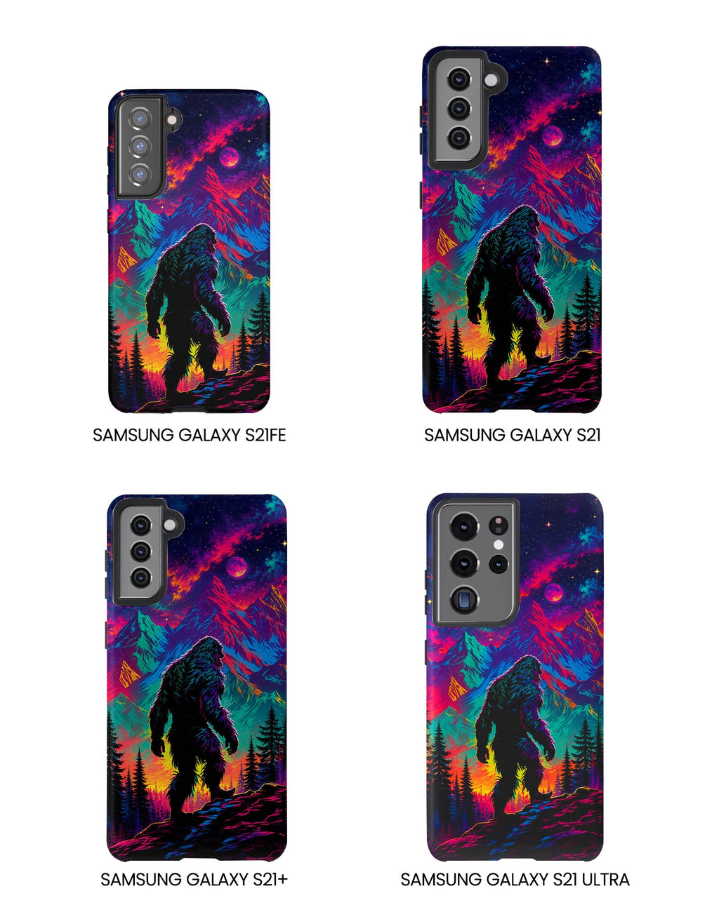 NEON WILDERNESS BIGFOOT PHONE CASE   - TLHN1905264