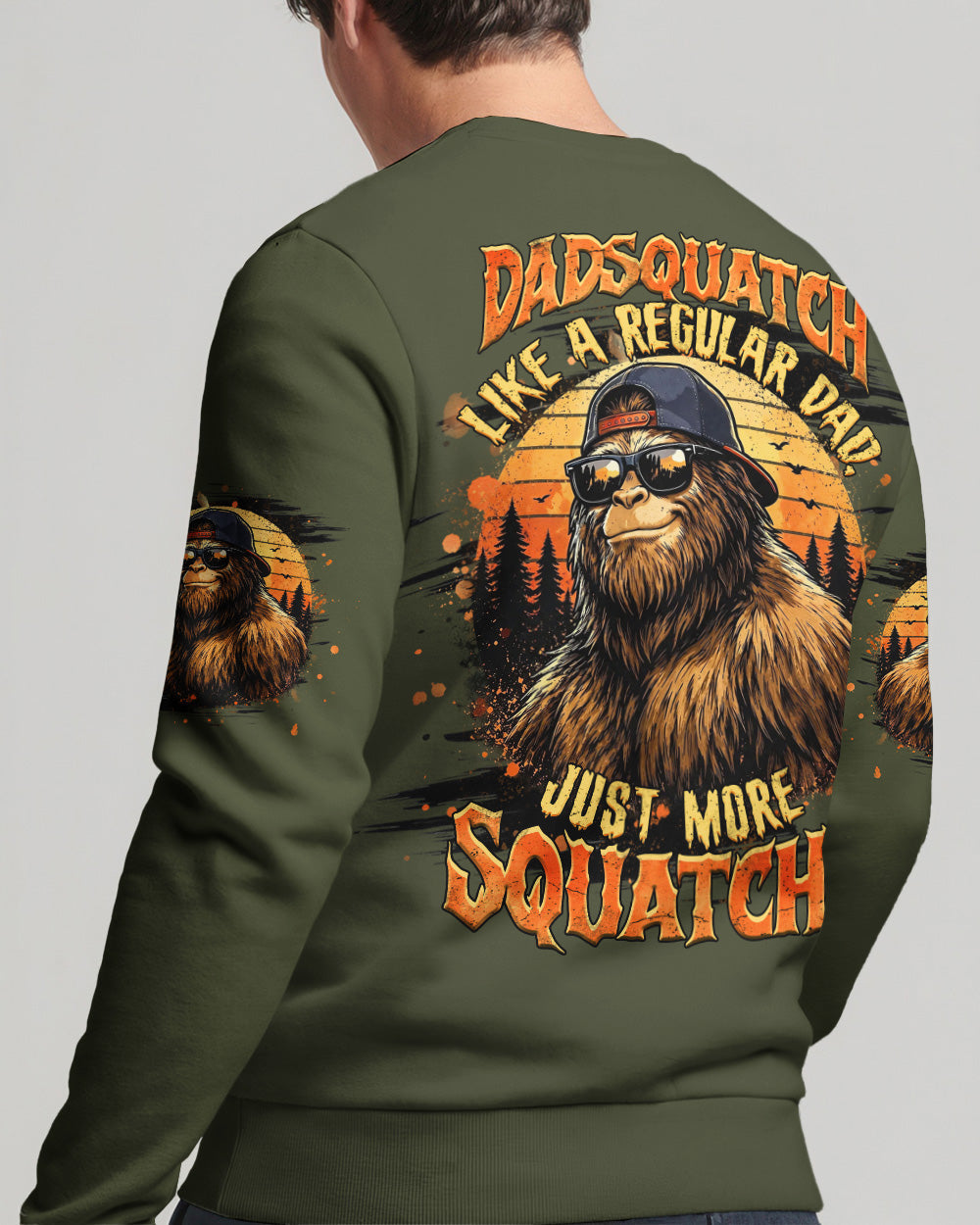 DADSQUATCH BIGFOOT ALL OVER PRINT - TLHG2905262