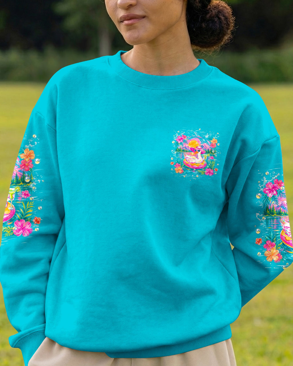 LIVING ON LAKE TIME GOOSE ALL OVER PRINT   - TLHN2205263