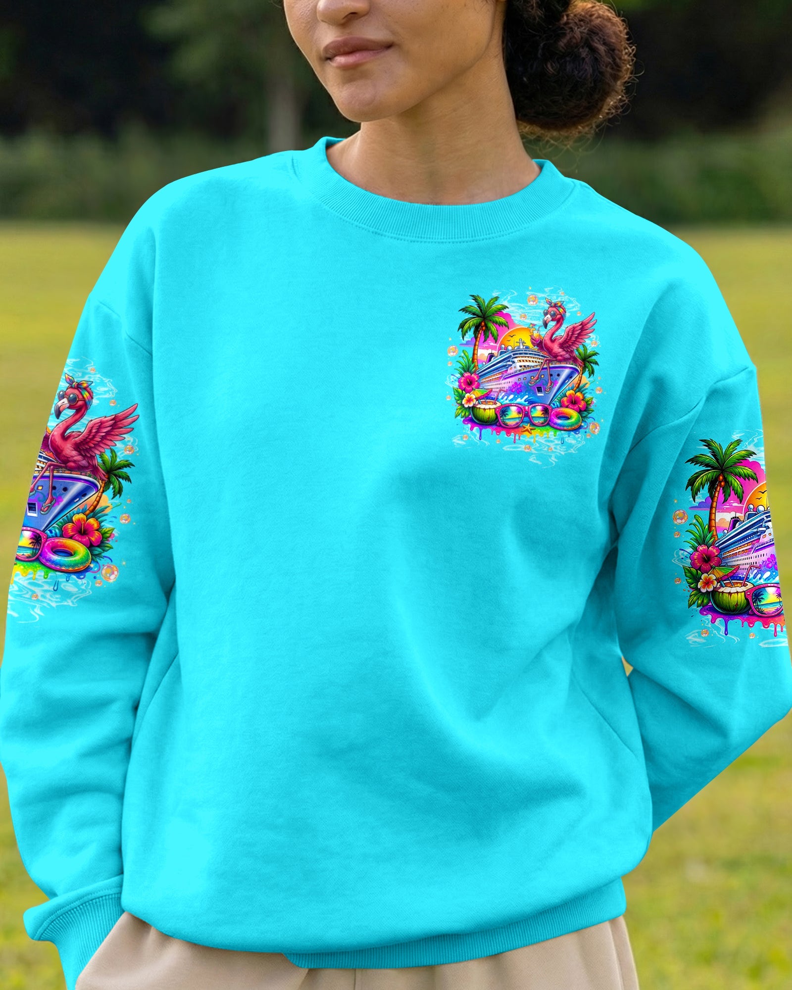 ON CRUISE MODE FLAMINGO ALL OVER PRINT - TLTW1607262