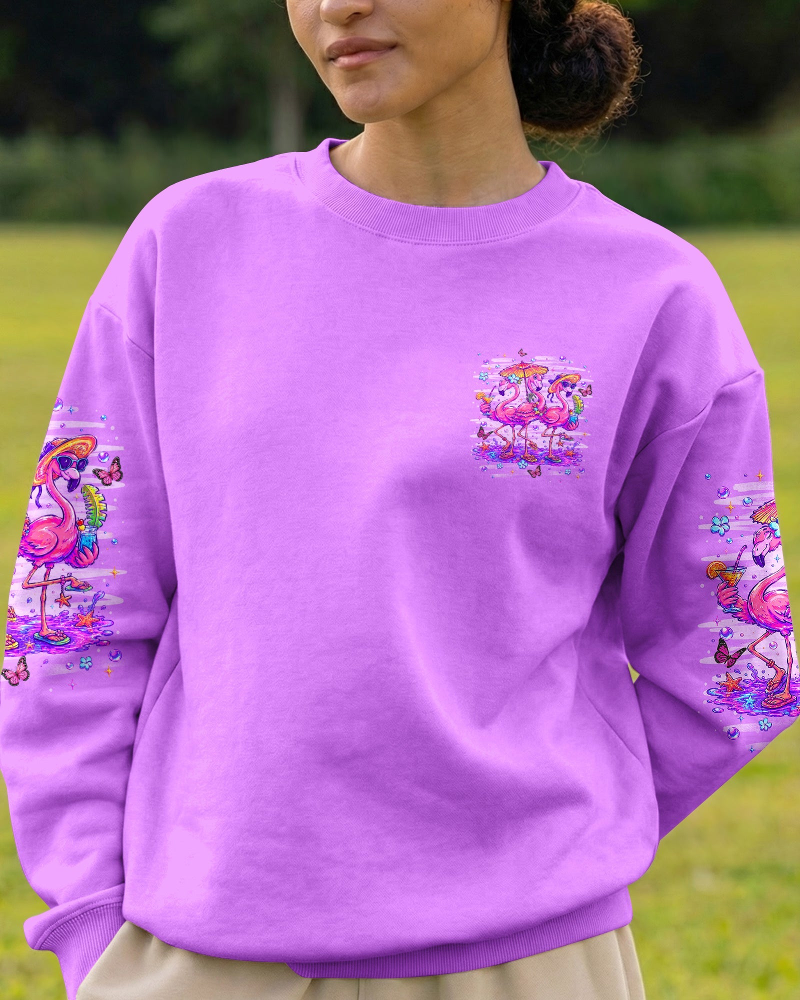 SANDY TOES SUNKISSED NOSE FLAMINGO ALL OVER PRINT -  TLHN2206265