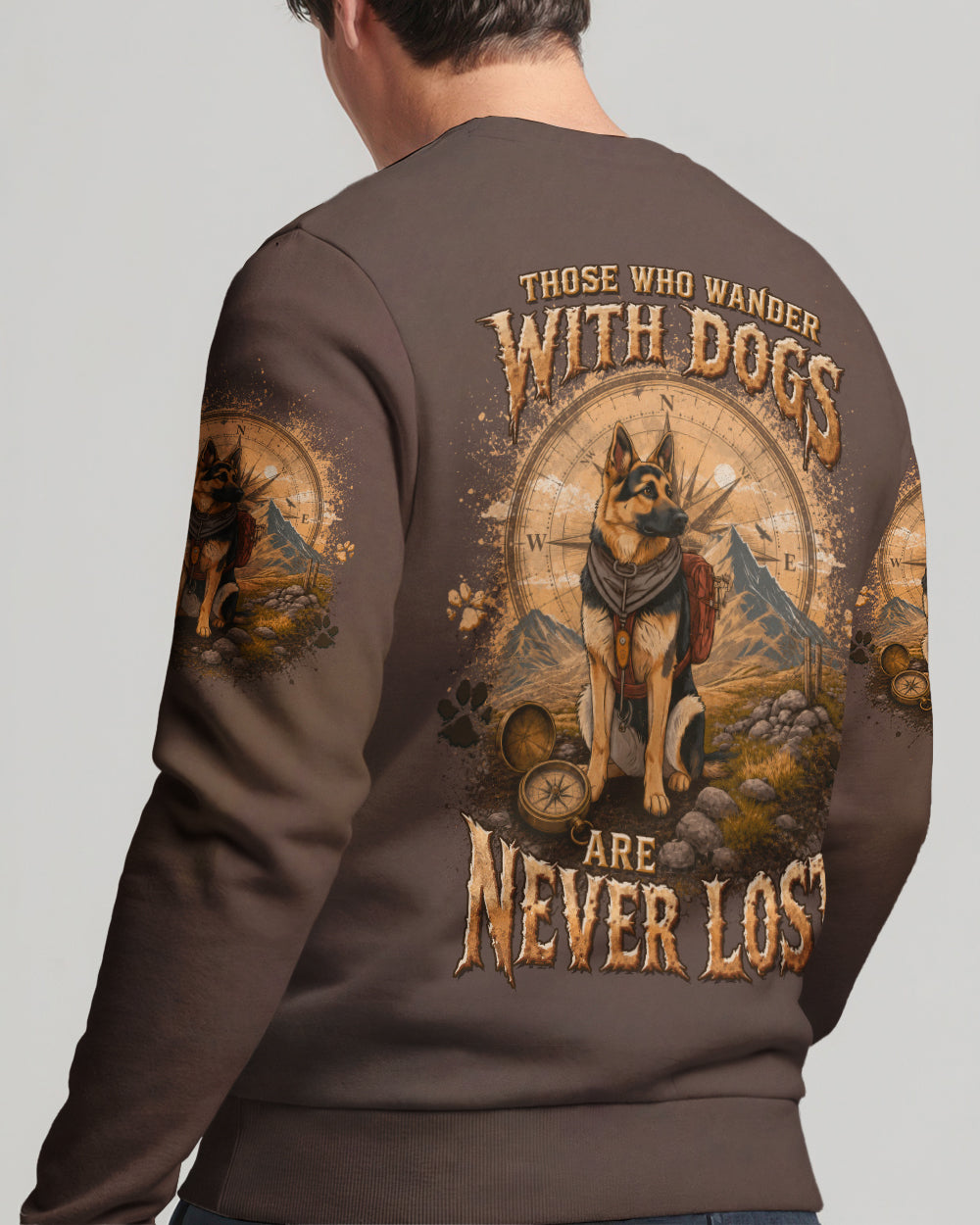 THOSE WHO WANDER WITH DOGS GERMAN SHEPHERD DOG ALL OVER PRINT - TLTW0506261