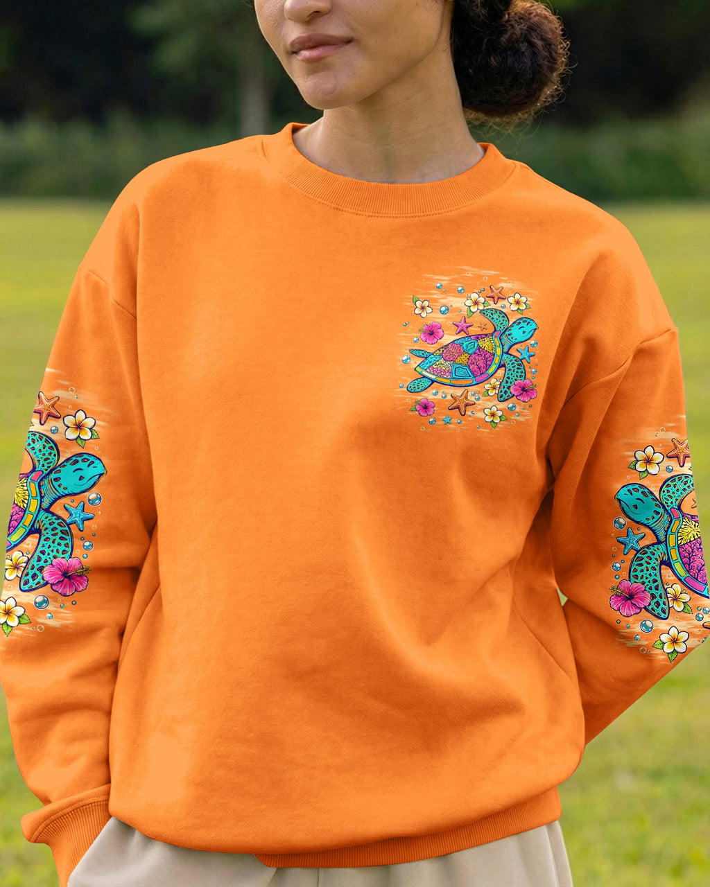 SALTWATER HEALS EVERYTHING TURTLE ALL OVER PRINT   - TLNT1306263