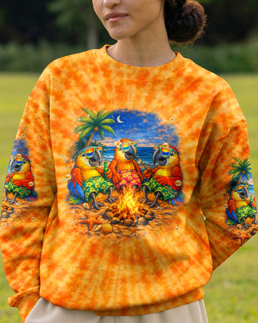 GOOD TIMES CRAZY FRIEND PARROT ALL OVER PRINT - TLHN0604262