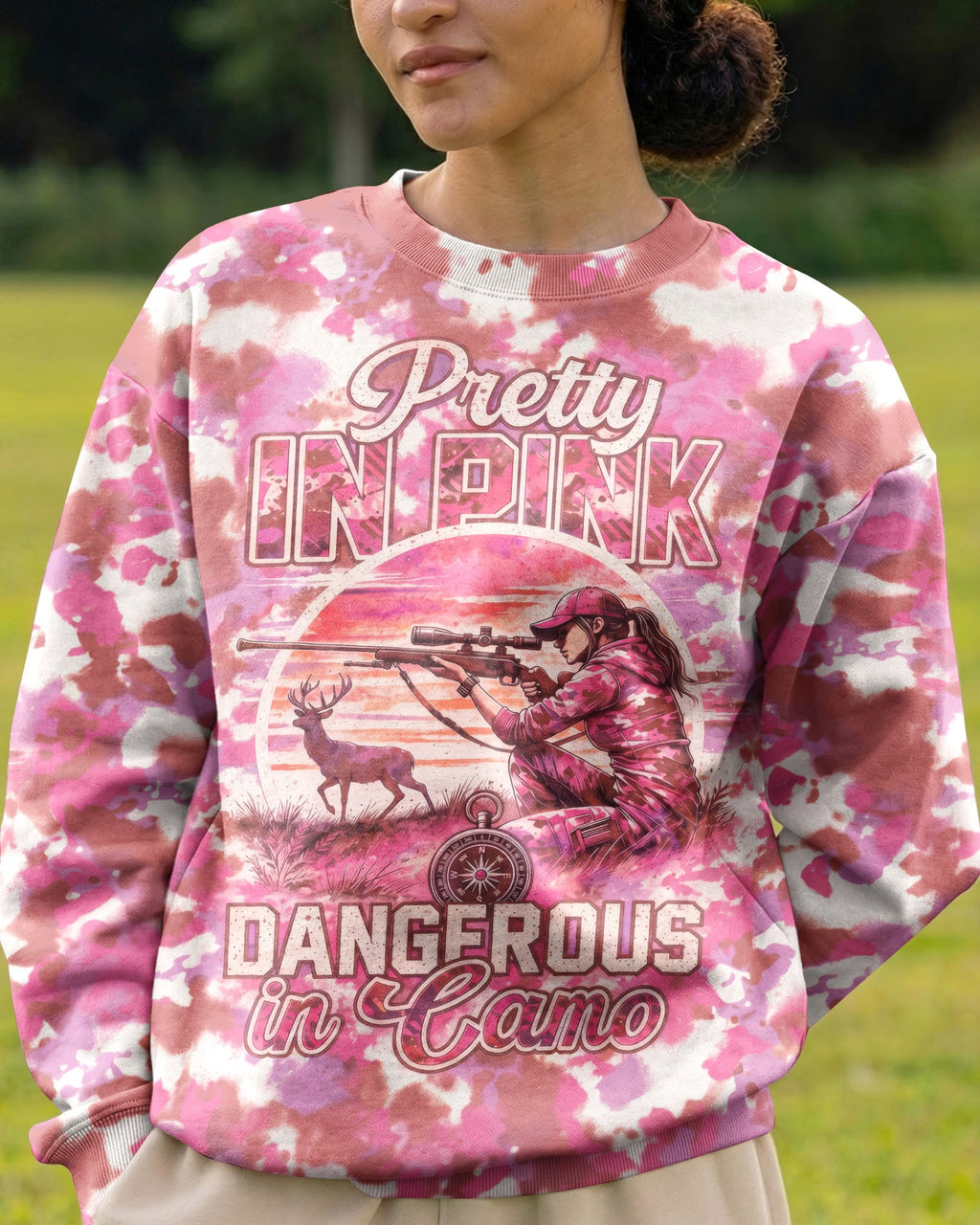 PRETTY IN PINK DANGEROUS IN CAMO ALL OVER PRINT - RI0907261