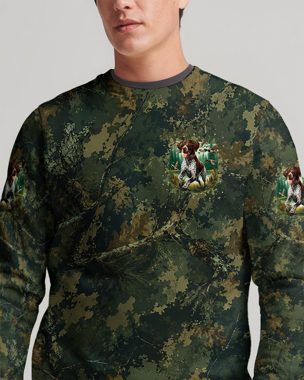 HUNTING IS NOT A HOBBY GERMAN SHORTHAIRED POINTER DOG ALL OVER PRINT - TYLN2905261