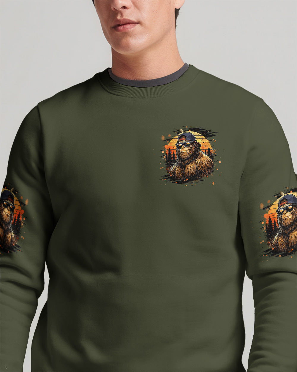 DADSQUATCH BIGFOOT ALL OVER PRINT - TLHG2905262
