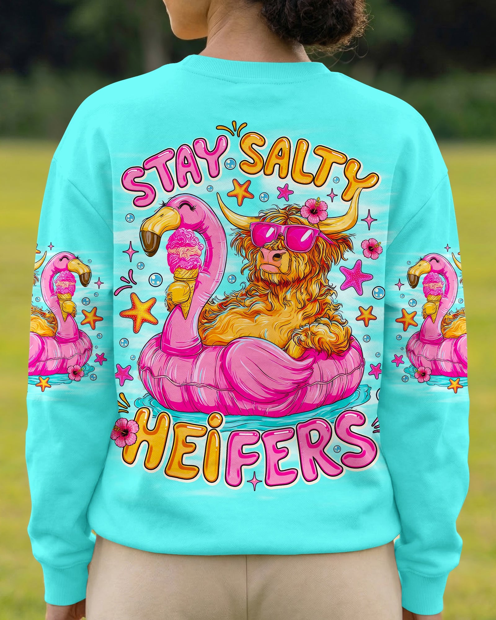 STAY SALTY HEIFERS COW BEACH ALL OVER PRINT - TLNO2705261