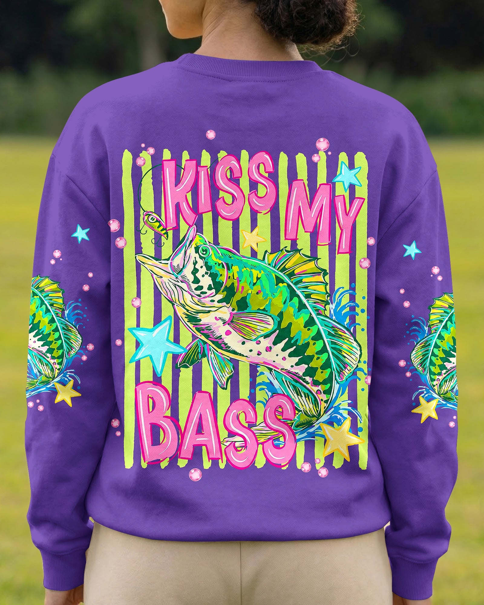 KISS MY BASS FISHING ALL OVER PRINT - TLNT2905262