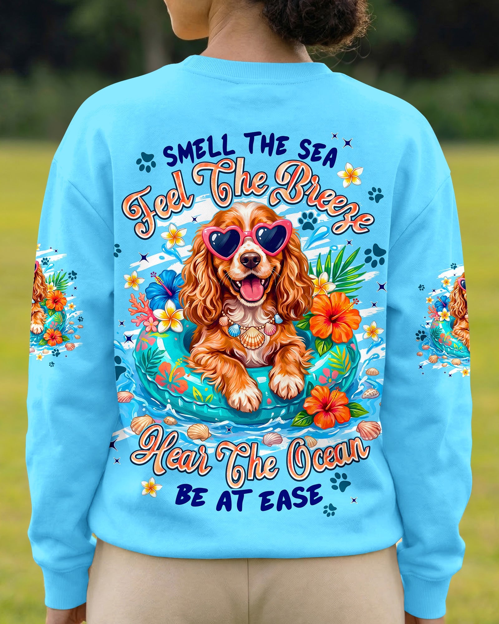 SMELL THE SEA COCKER SPANIEL DOG ALL OVER PRINT - TYPQ0607263