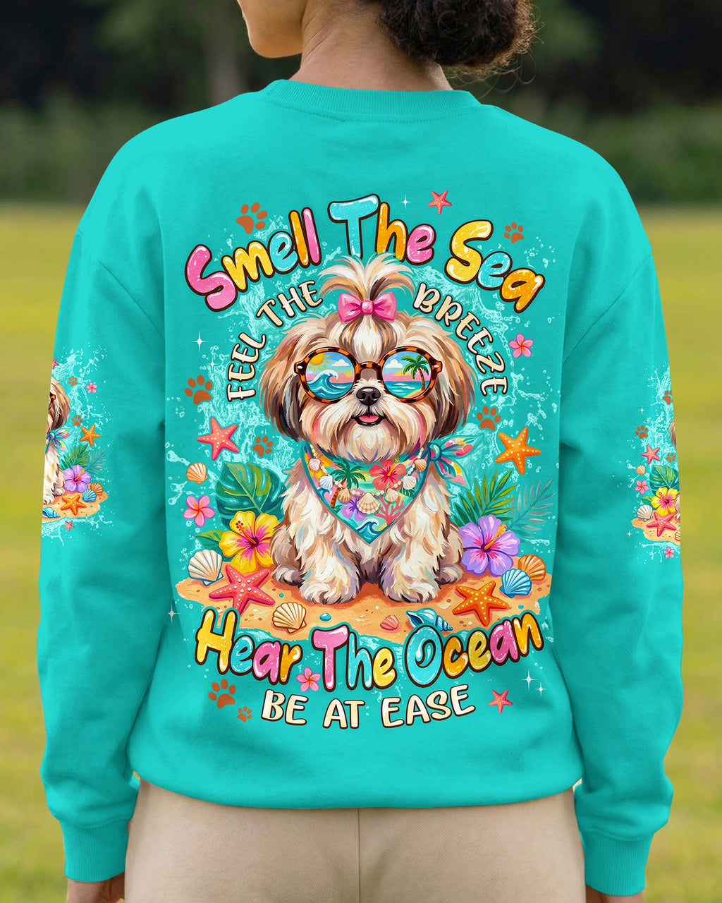 SMELL THE SEA SHIH TZU DOG ALL OVER PRINT - TYPQ2005263