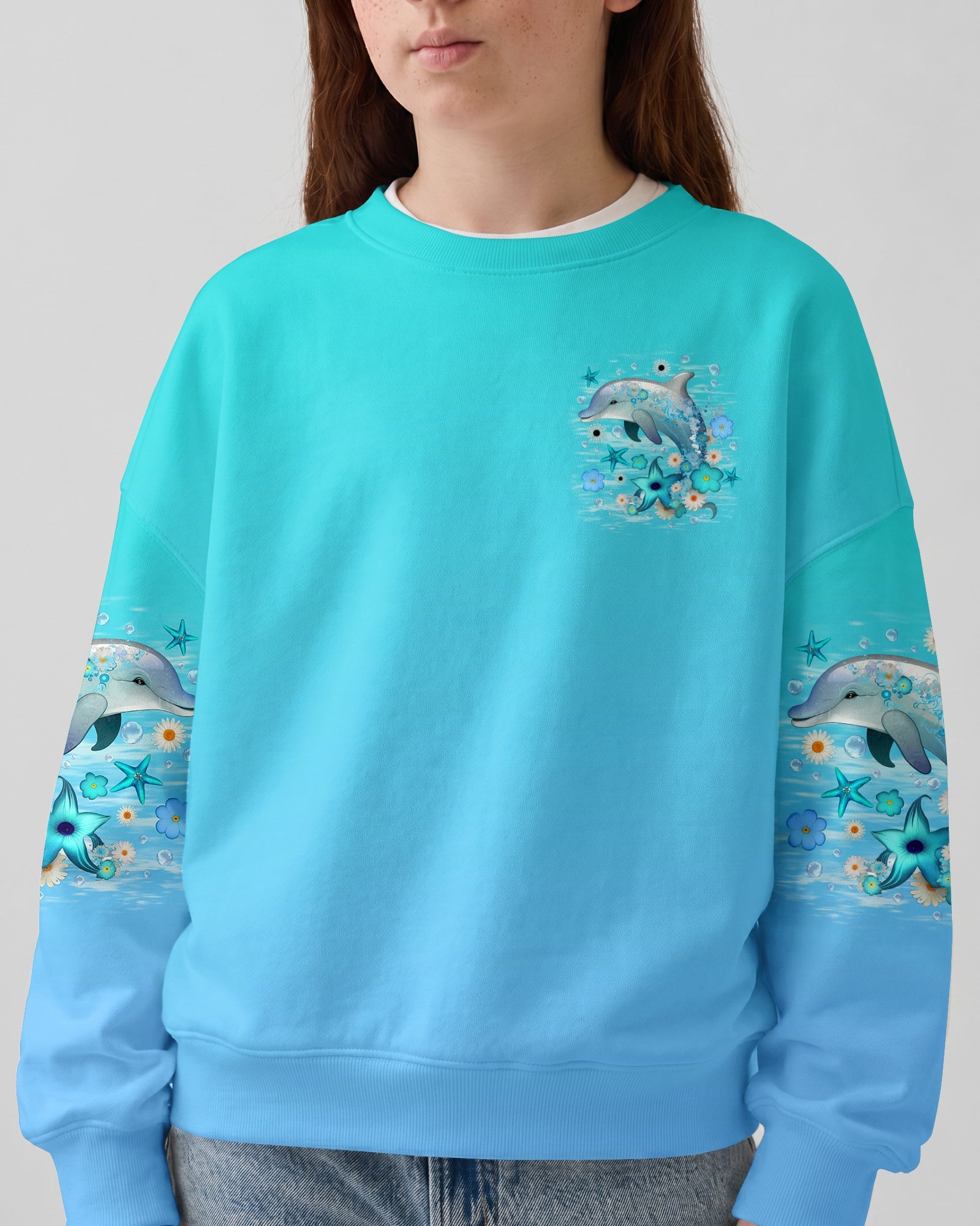 OCEAN WISHES DOLPHIN KISSES KIDS ALL OVER PRINT - TLNO2905262
