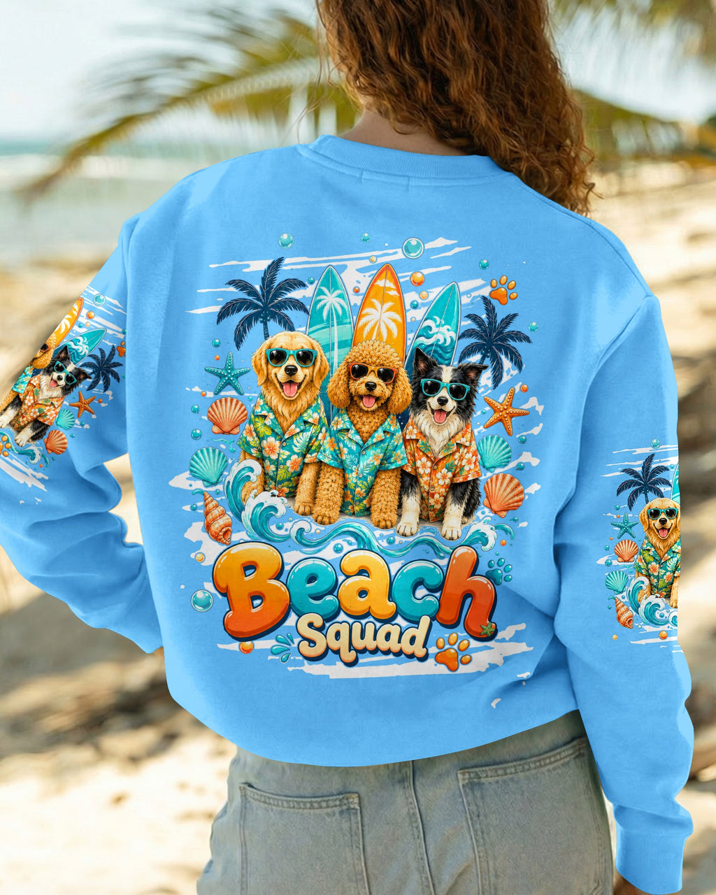 BEACH SQUAD DOG ALL OVER PRINT - TLTW0906263