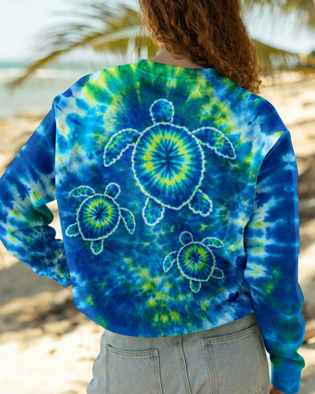 SEA TURTLE WATERCOLOR PATTERN ALL OVER PRINT  - TLTW1404262