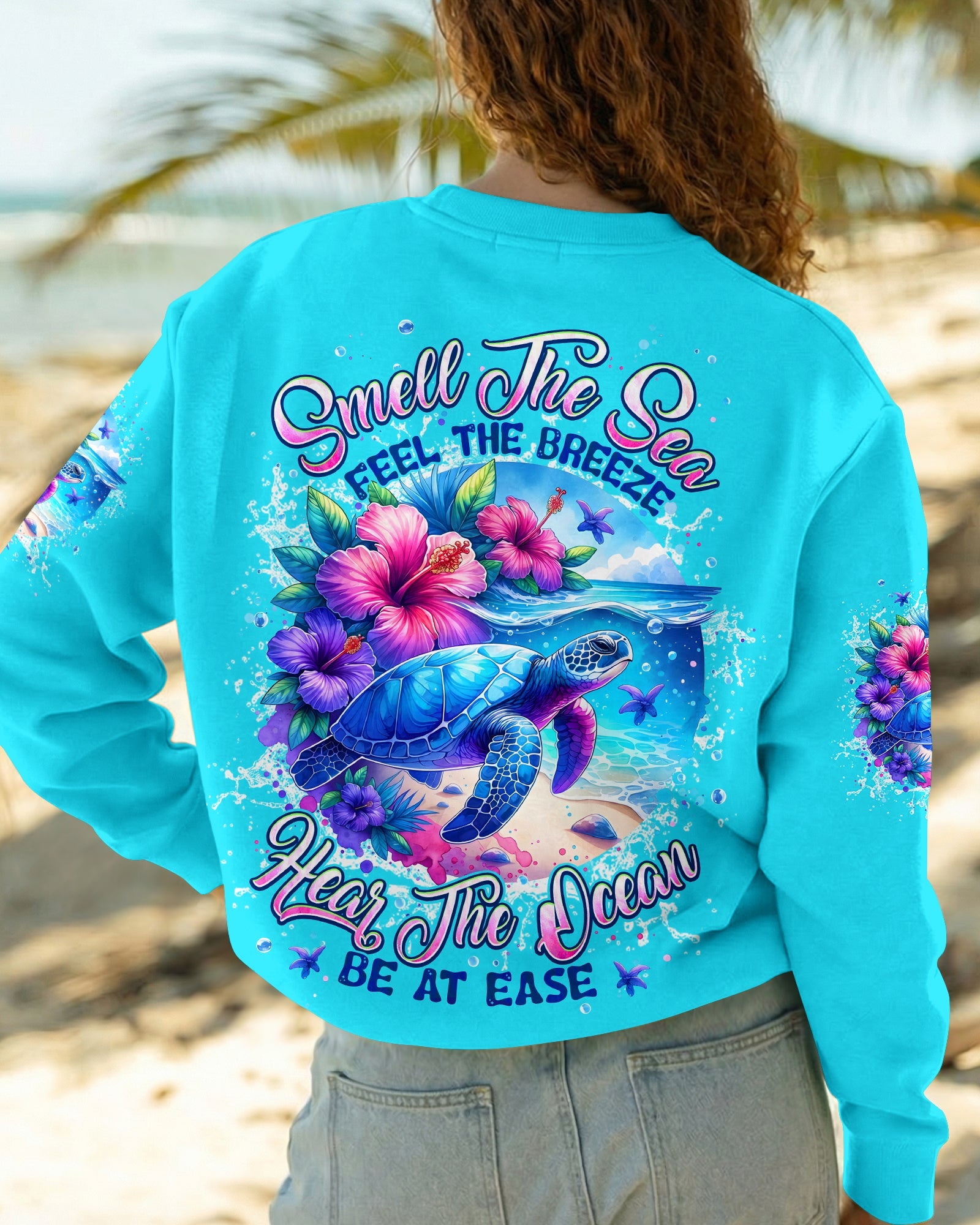 SMELL THE SEA TURTLE ALL OVER PRINT - TYPQ1506261