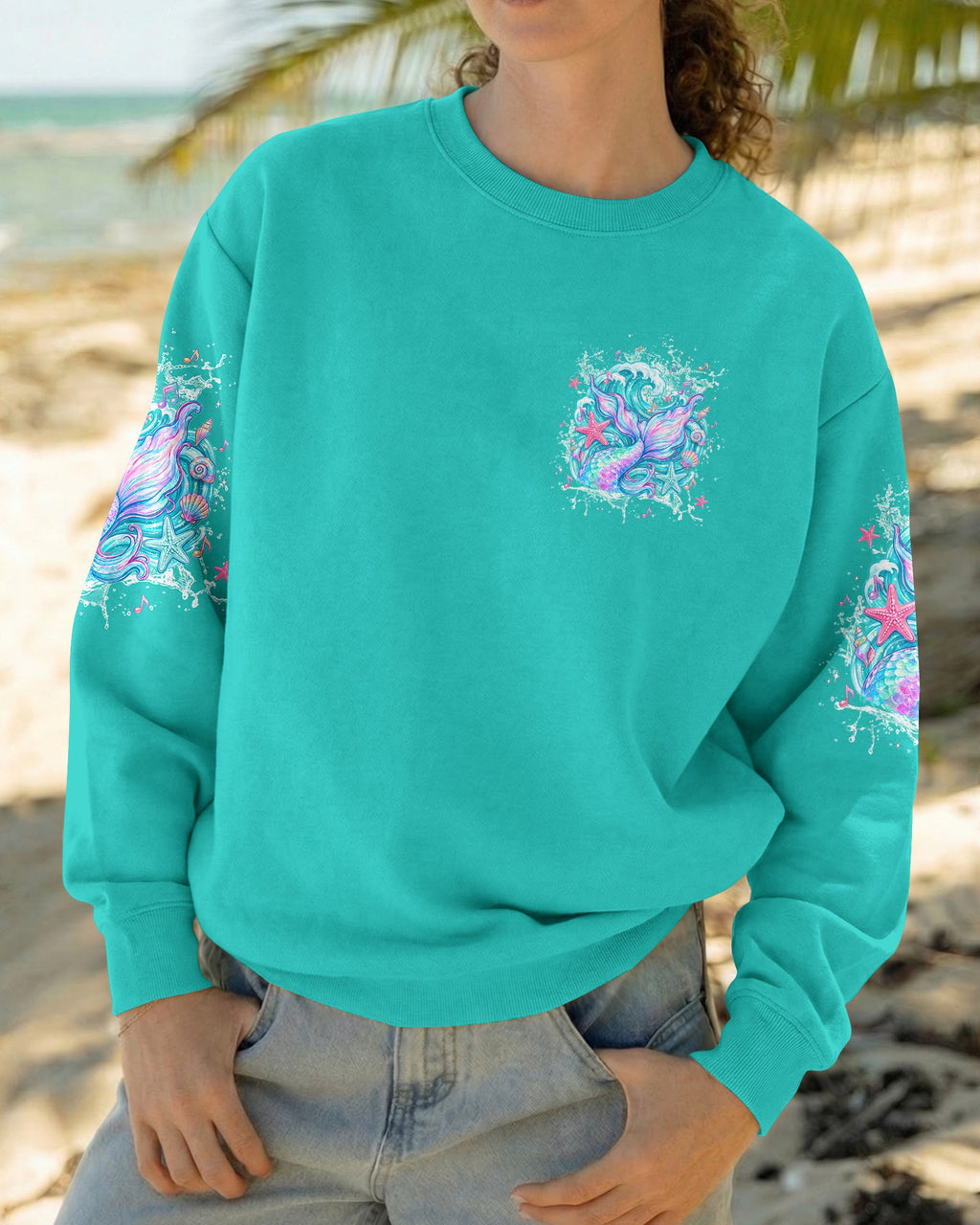 FIND ME WHERE THE MUSIC MEETS THE OCEAN MERMAID ALL OVER PRINT - TYPQ0707264