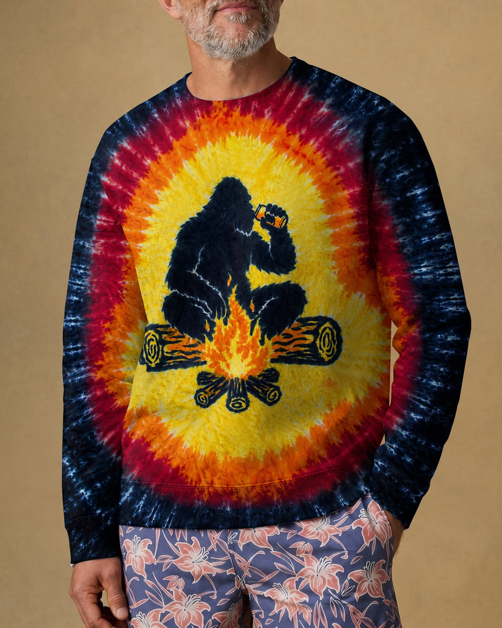 MAKING MEMORIES ONE CAMPFIRE AT A TIME BIGFOOT ALL OVER PRINT - TLHN1307262