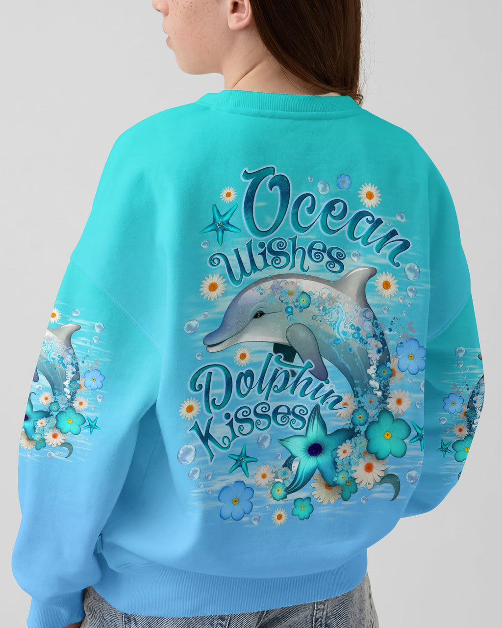 OCEAN WISHES DOLPHIN KISSES KIDS ALL OVER PRINT - TLNO2905262