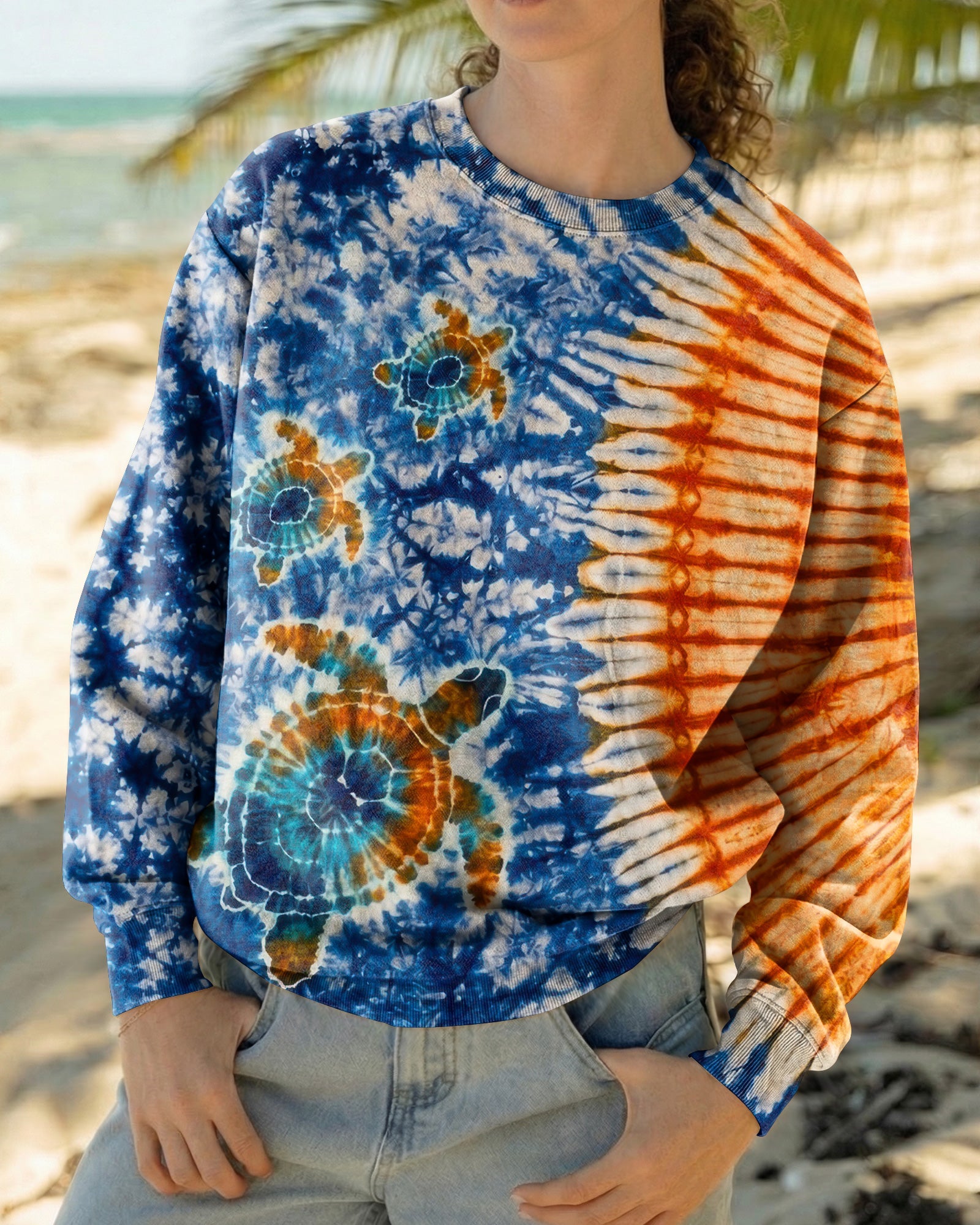SEA TURTLES SHORE CRAWL ALL OVER PRINT  - TLTW0607261