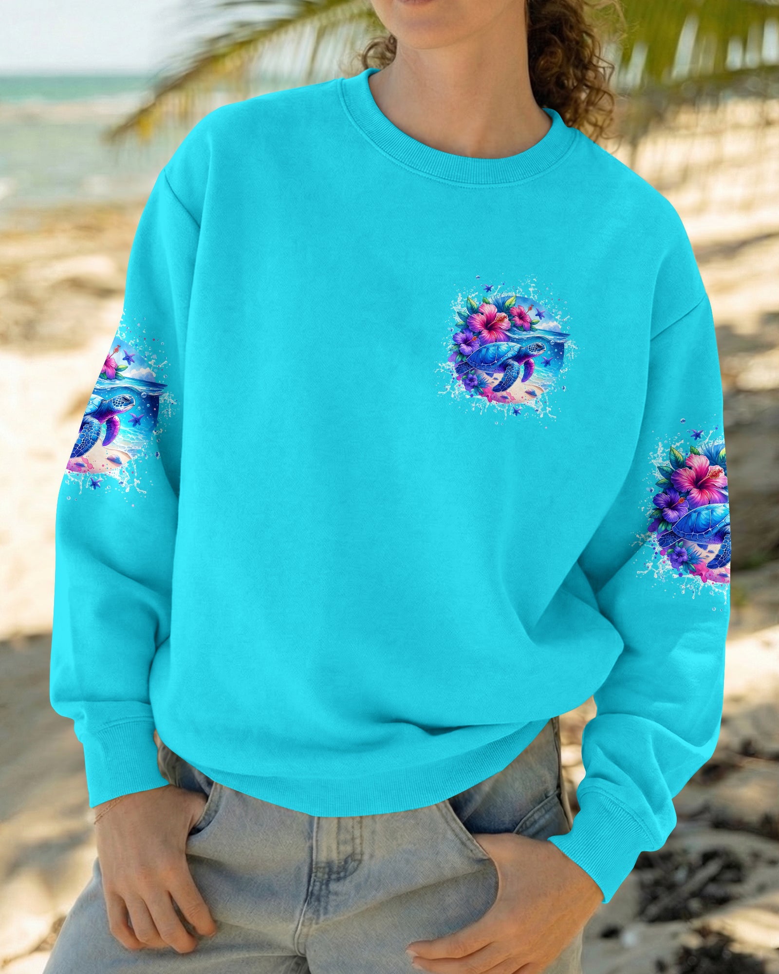 SMELL THE SEA TURTLE ALL OVER PRINT - TYPQ1506261