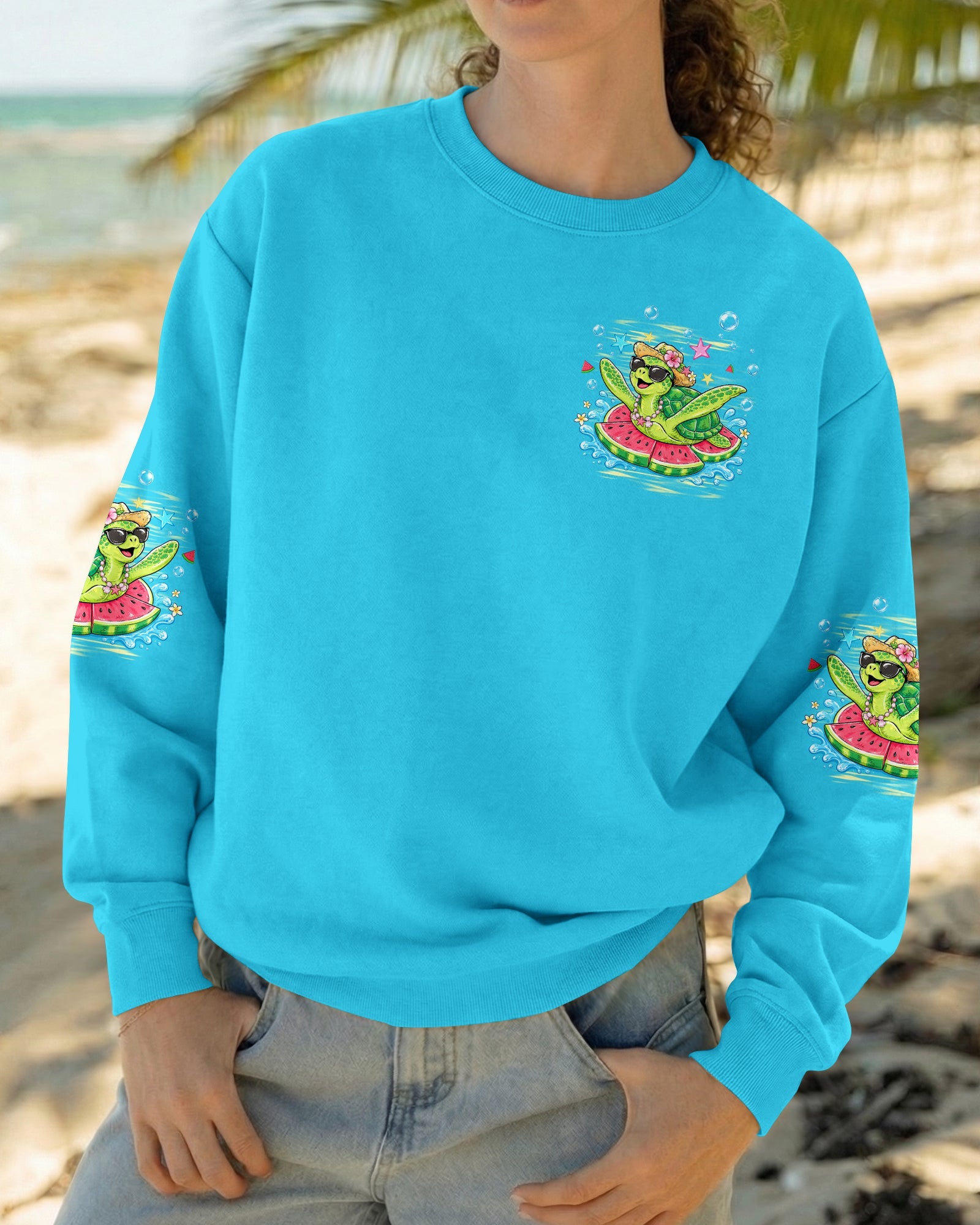 DO THE WATERMELON CRAWL TURTLE ALL OVER PRINT - TLHG1106263