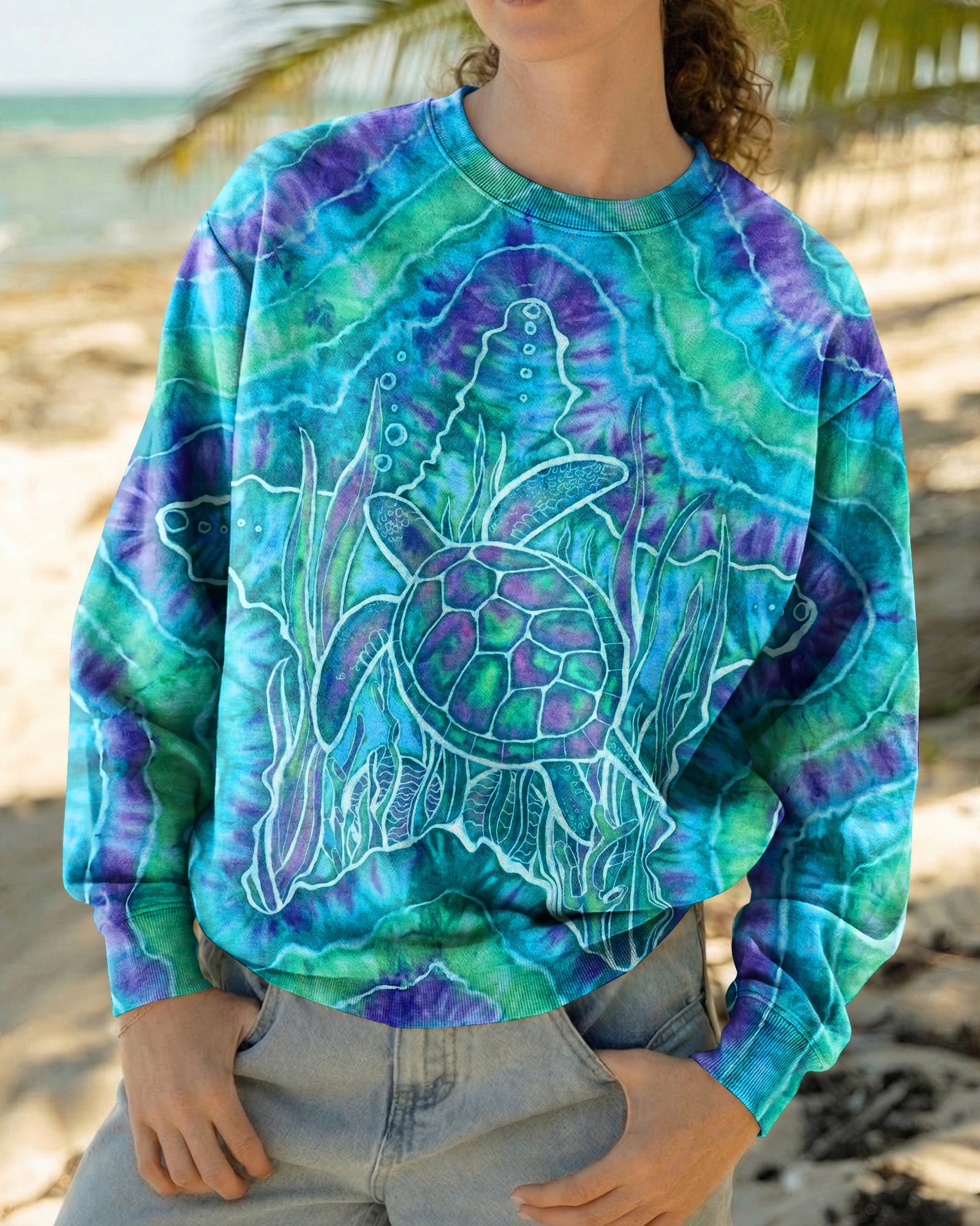 STARFISH TURTLE SWIRL ALL OVER PRINT - TLHN0307261