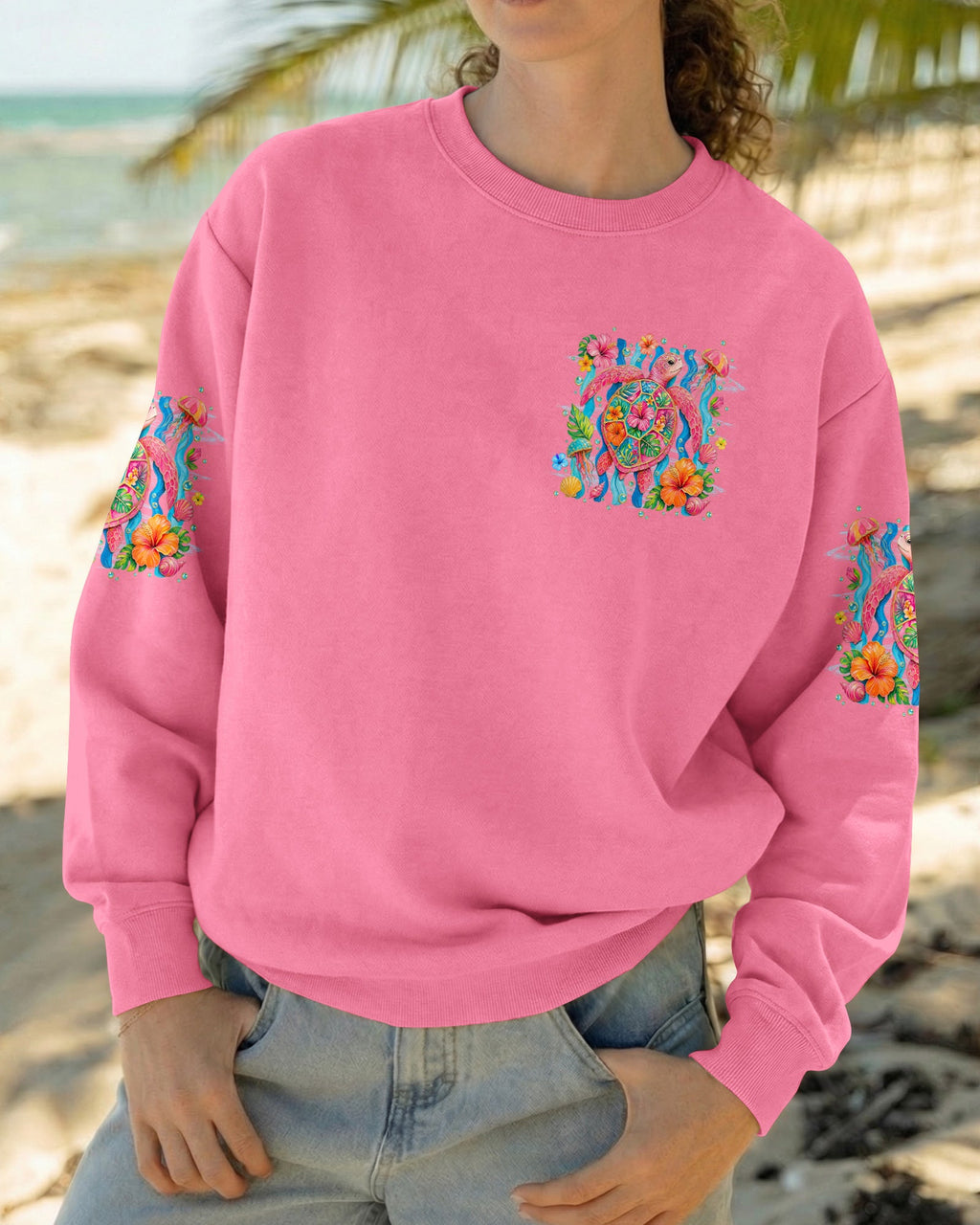 WAVES AND WONDER TURTLE ALL OVER PRINT -TYLN1506261