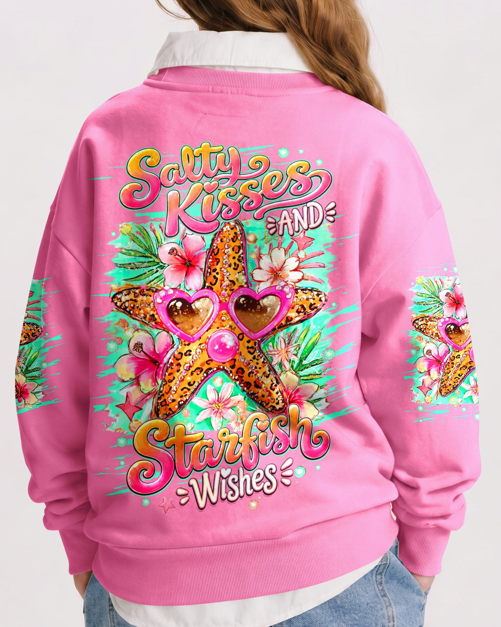 SALTY KISSES AND STARFISH WISHES KIDS ALL OVER PRINT  - TLTW0506263