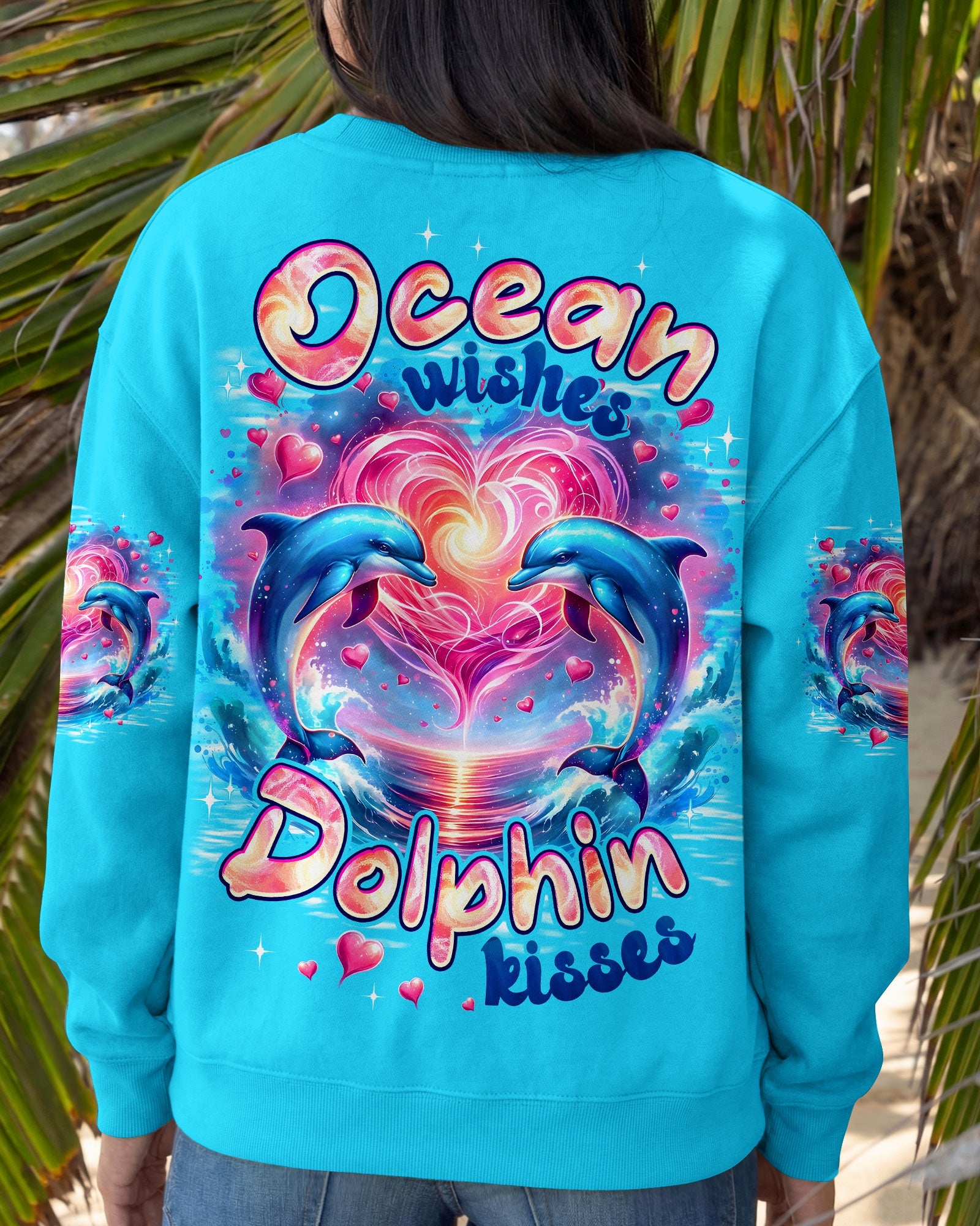 OCEAN WISHES DOLPHIN KISSES ALL OVER PRINT - TYPQ1605262