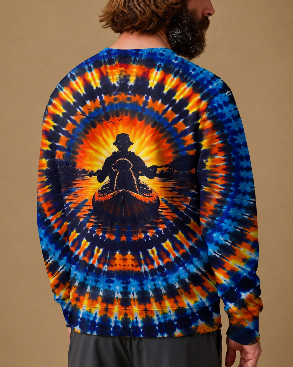 KAYAK CHASING SUNSET DOG ALL OVER PRINT  - TLNT1507265