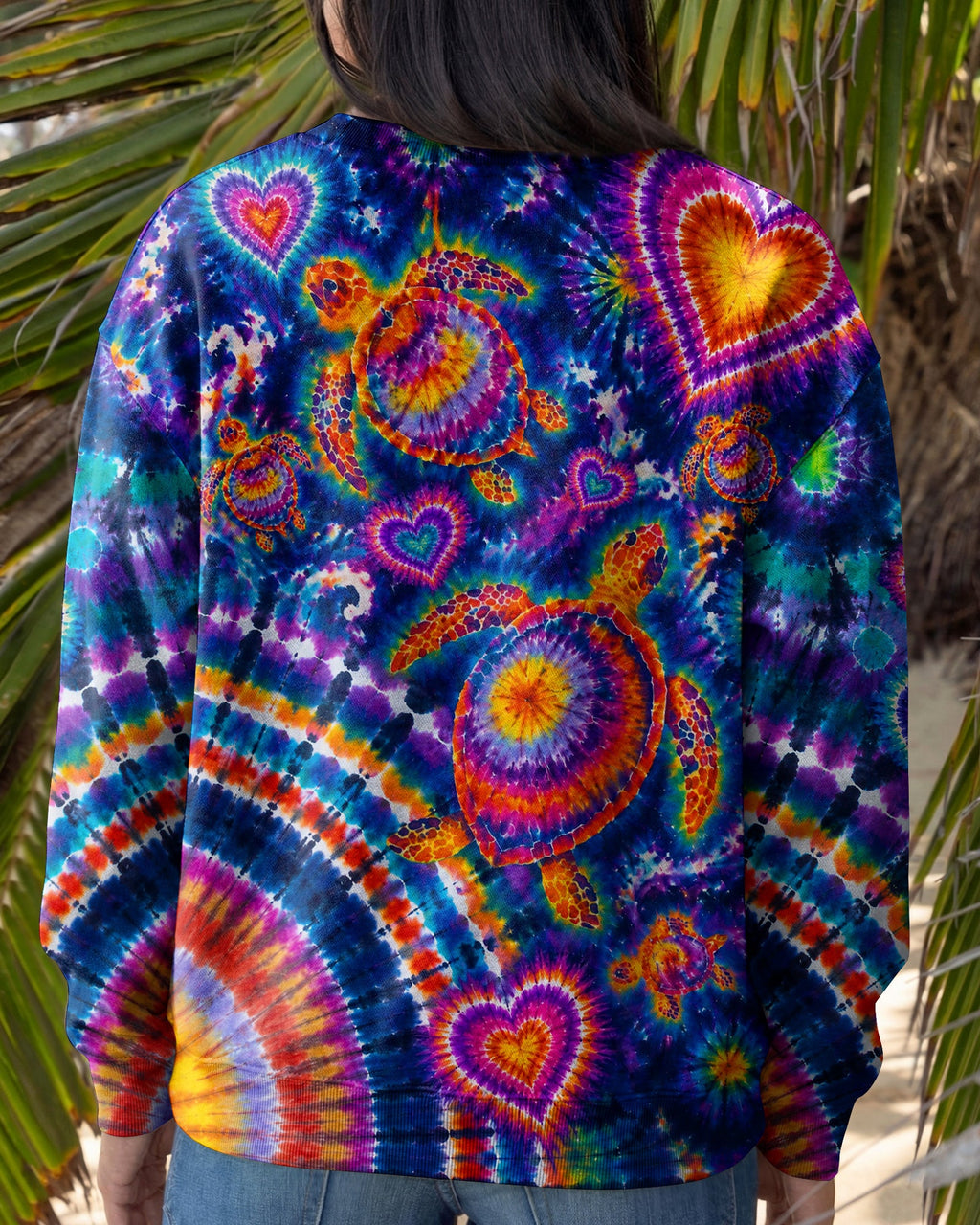 RADIANT SEA TURTLE HEARTS COLORFUL ALL OVER PRINT- KMTM0107261