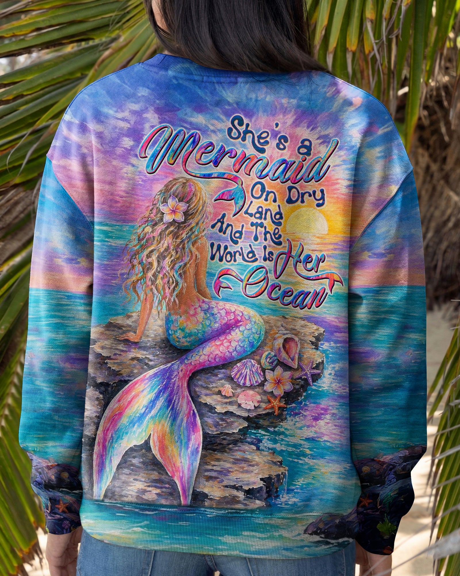 SHE IS A MERMAID ALL OVER PRINT - TLTW0405261