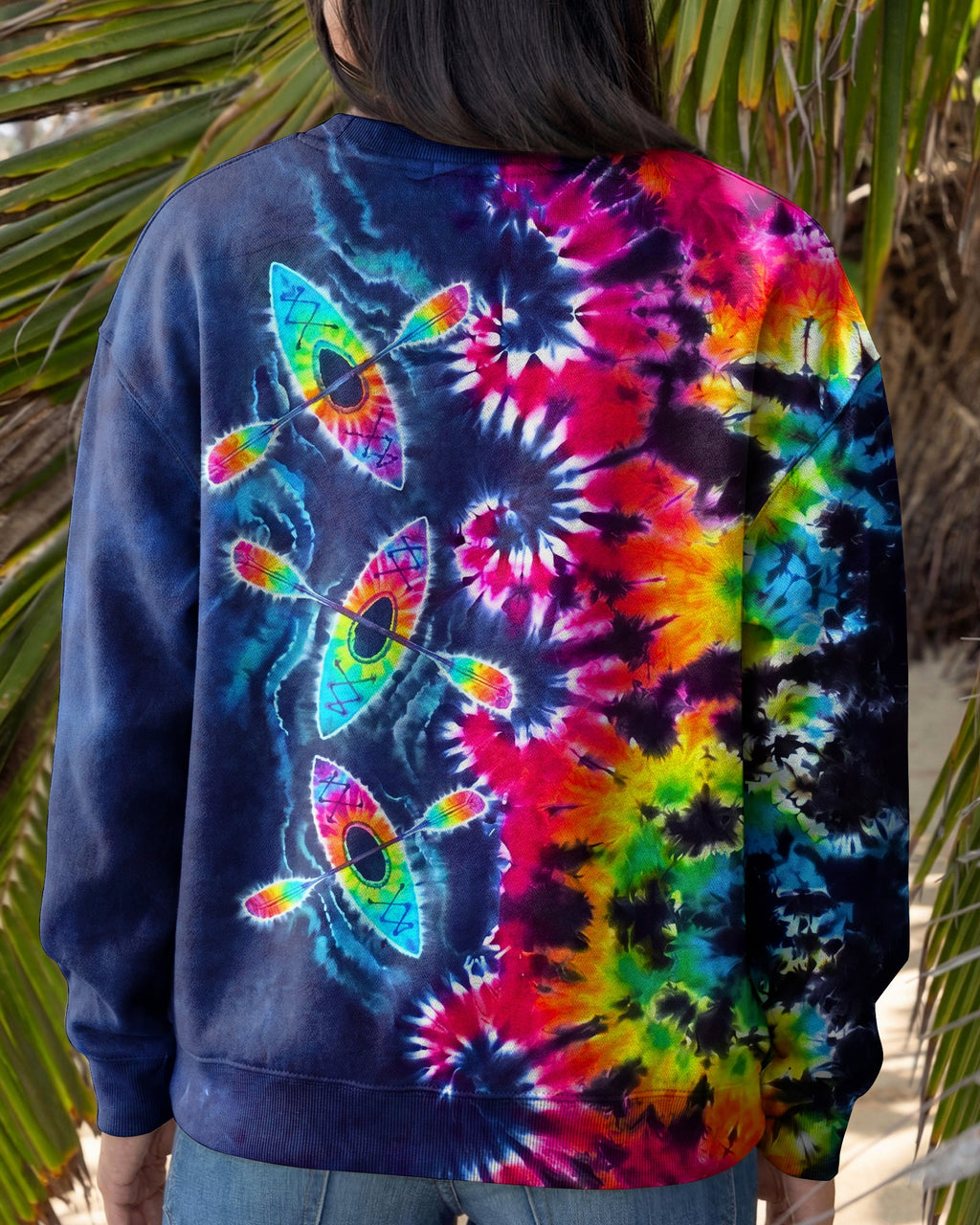 KAYAK WAVES COLORFUL BURST ALL OVER PRINT  - TLNO0607262